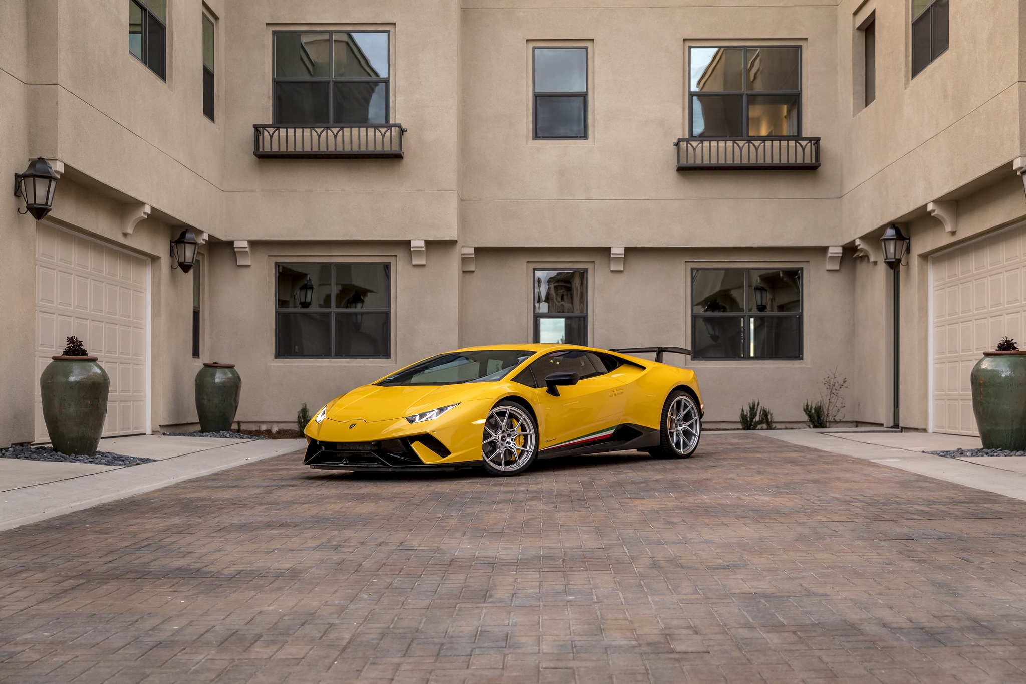 Download mobile wallpaper Lamborghini, Car, Supercar, Vehicles, Yellow Car, Lamborghini Huracán Performanté for free.