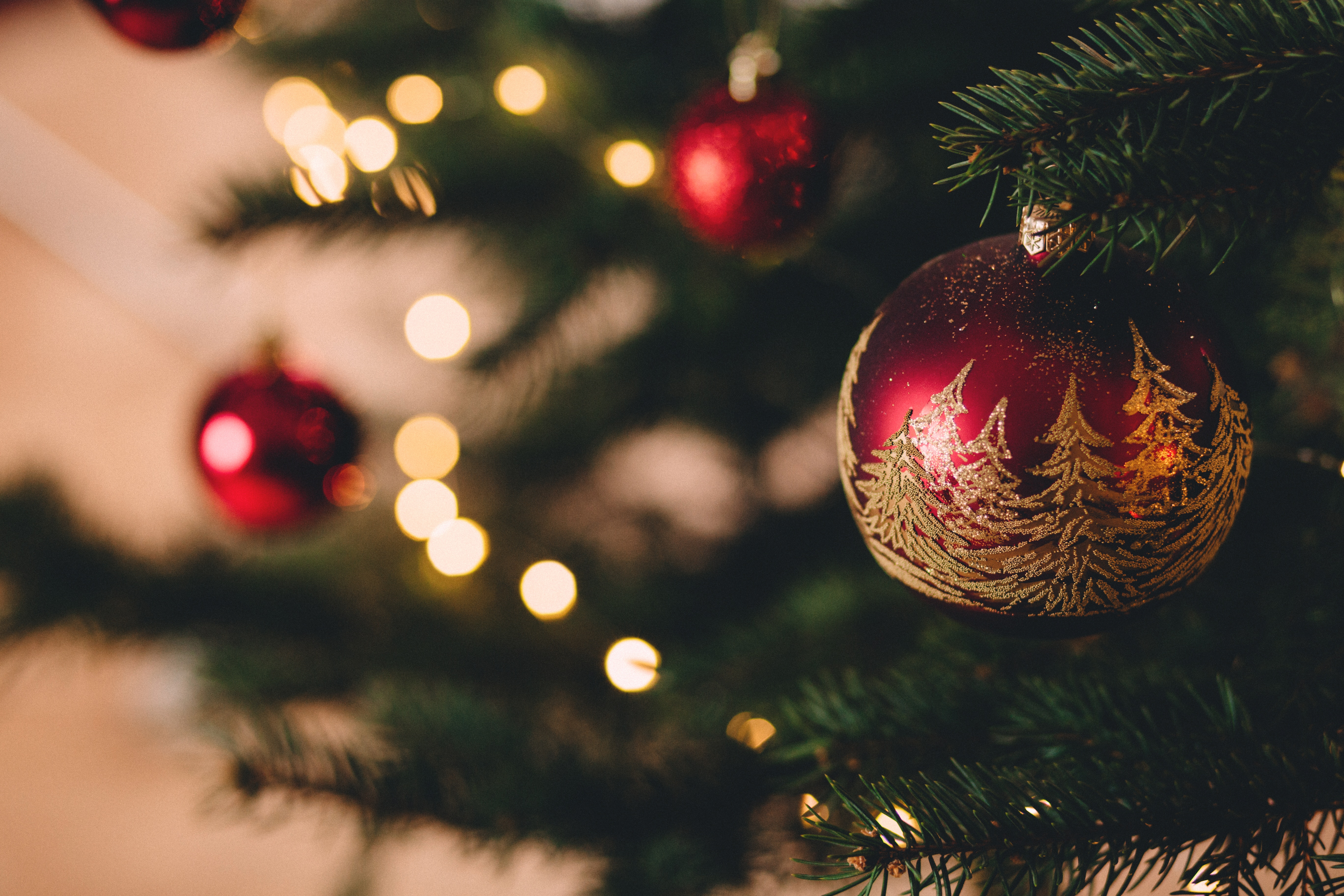 christmas, holidays, new year, ball, decoration, christmas tree toy