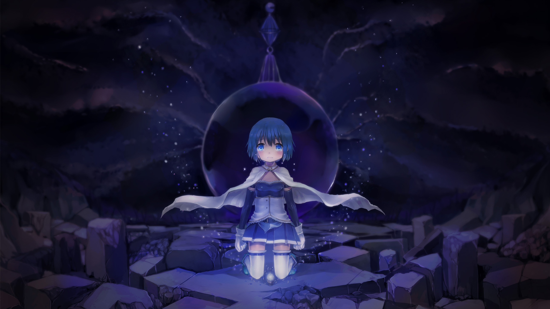 Download mobile wallpaper Sayaka Miki, Puella Magi Madoka Magica, Anime for free.