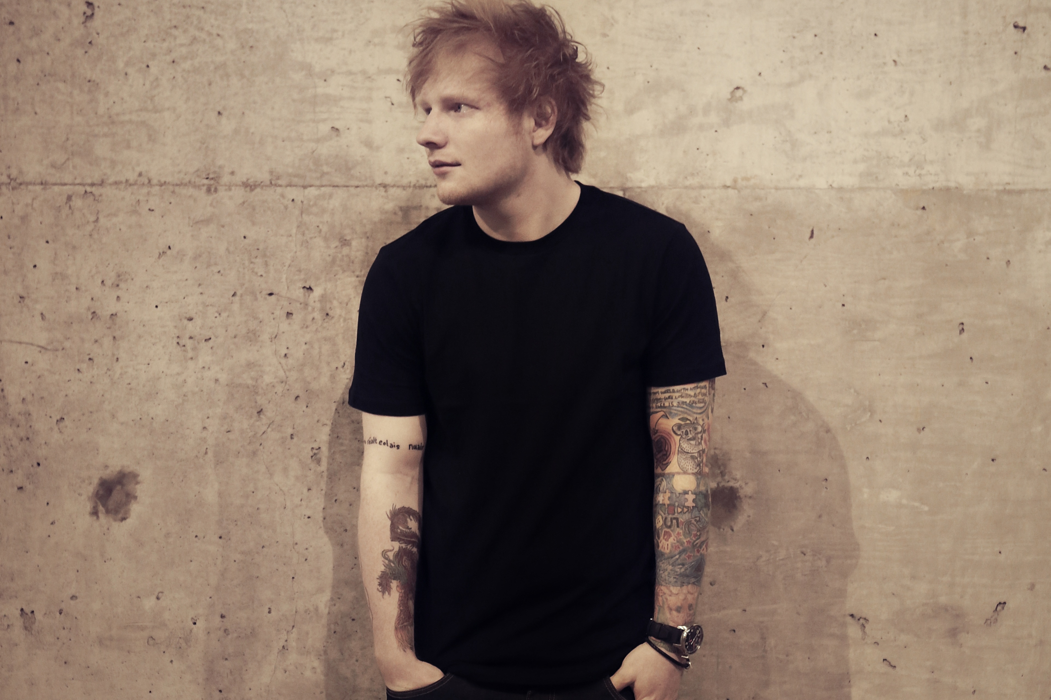 Free download wallpaper Music, Tattoo, Singer, English, Ed Sheeran on your PC desktop