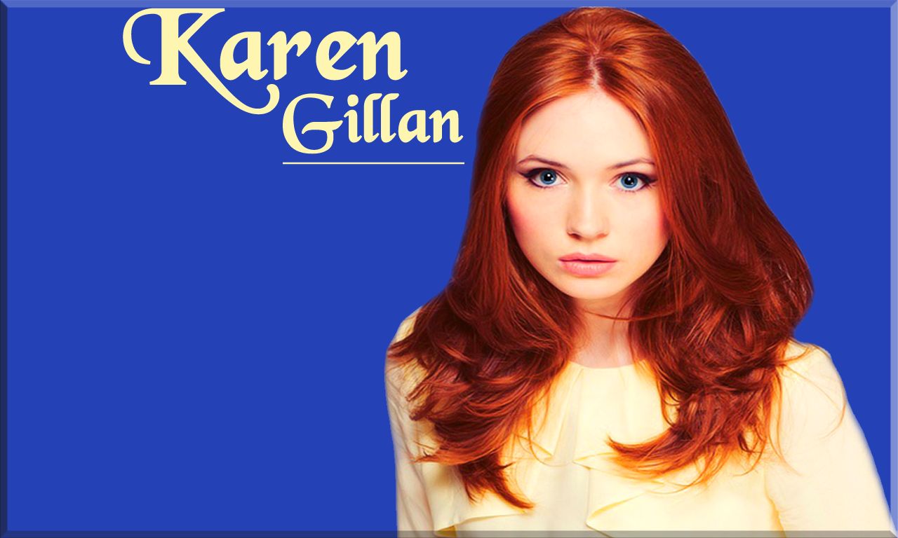 Download mobile wallpaper Redhead, Celebrity, Actress, Karen Gillan for free.
