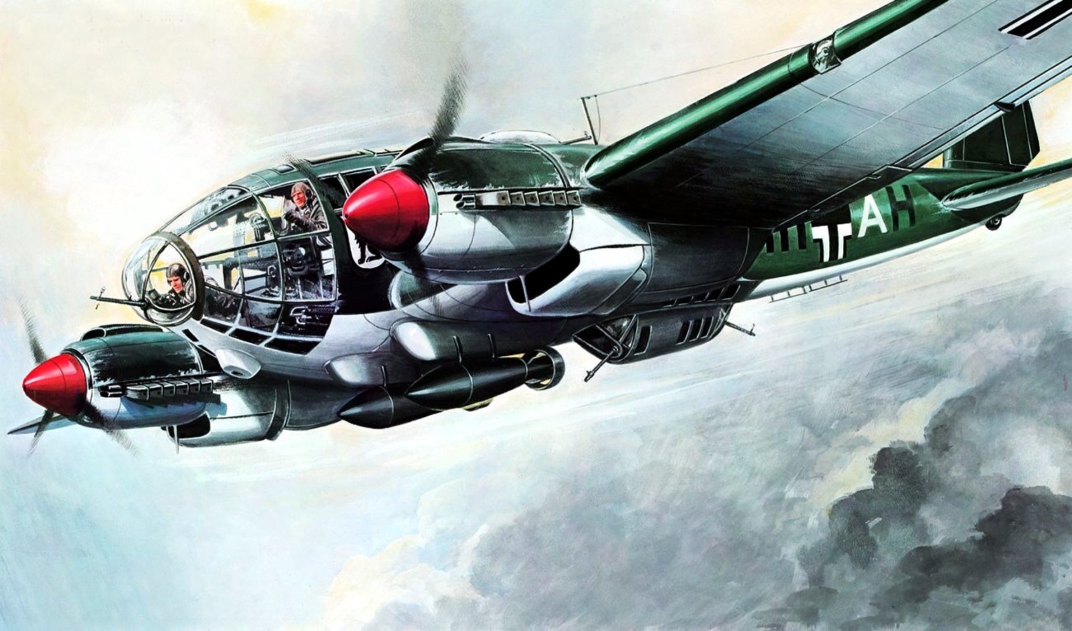 Популярні заставки і фони Heinkel He 111 на комп'ютер