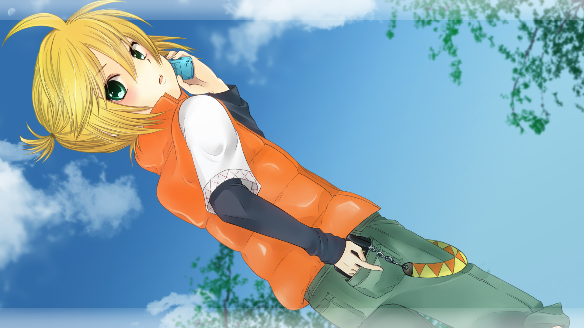 Download mobile wallpaper Anime, Vocaloid, Len Kagamine for free.