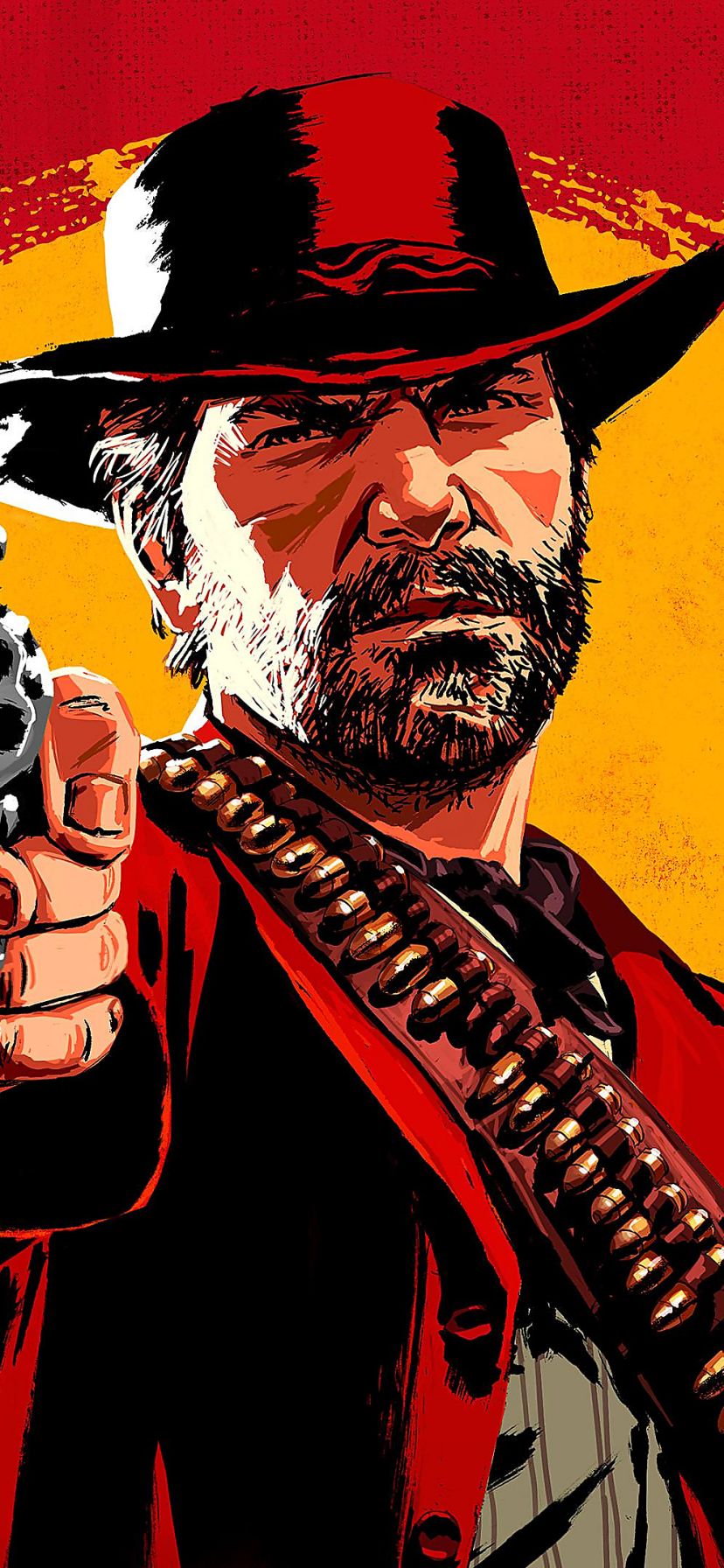 Handy-Wallpaper Computerspiele, Red Dead Redemption 2, Artur Morgan, Roter Tot kostenlos herunterladen.