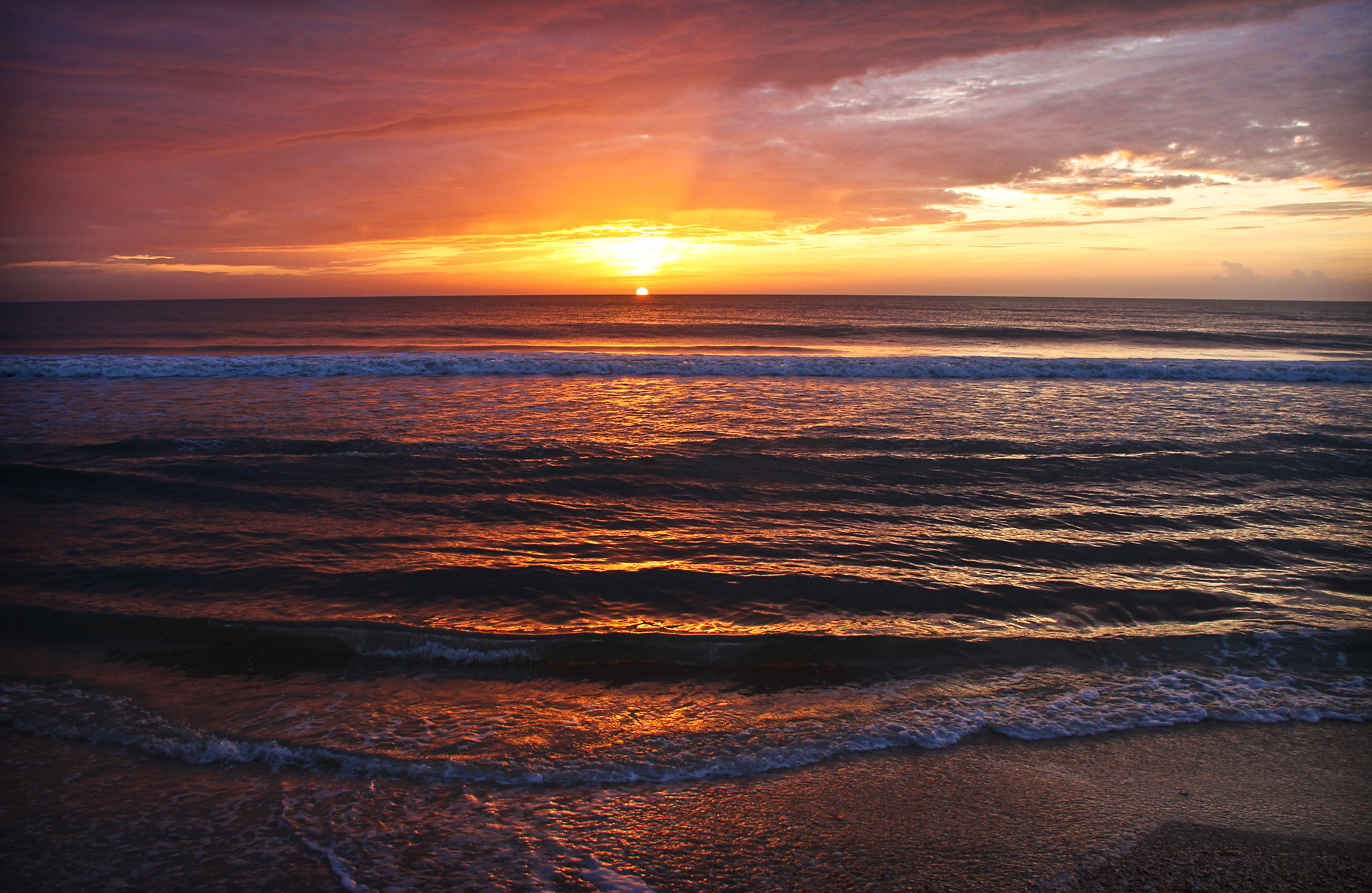 Laden Sie das Waves, Horizont, Natur, Sunset, Sea-Bild kostenlos auf Ihren PC-Desktop herunter