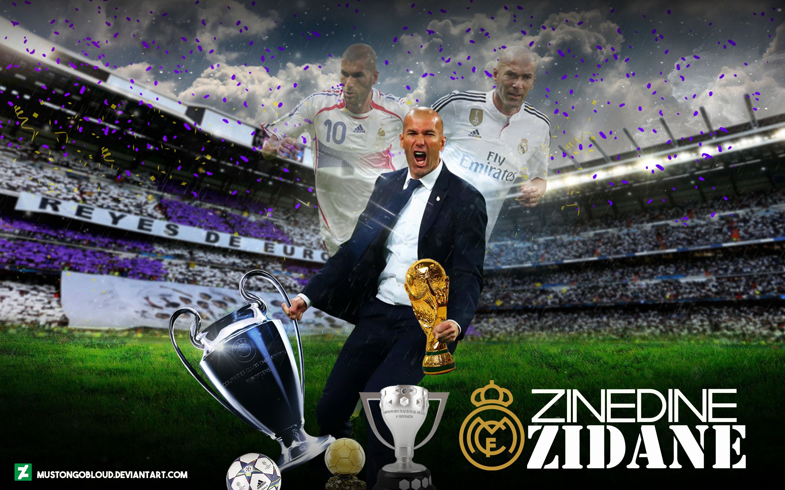 Descarga gratuita de fondo de pantalla para móvil de Fútbol, Deporte, Francés, Real Madrid C F, Zinedine Zidane.