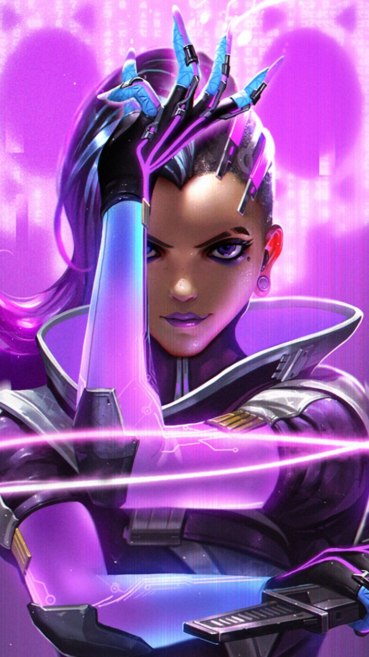 Download mobile wallpaper Overwatch, Video Game, Sombra (Overwatch) for free.