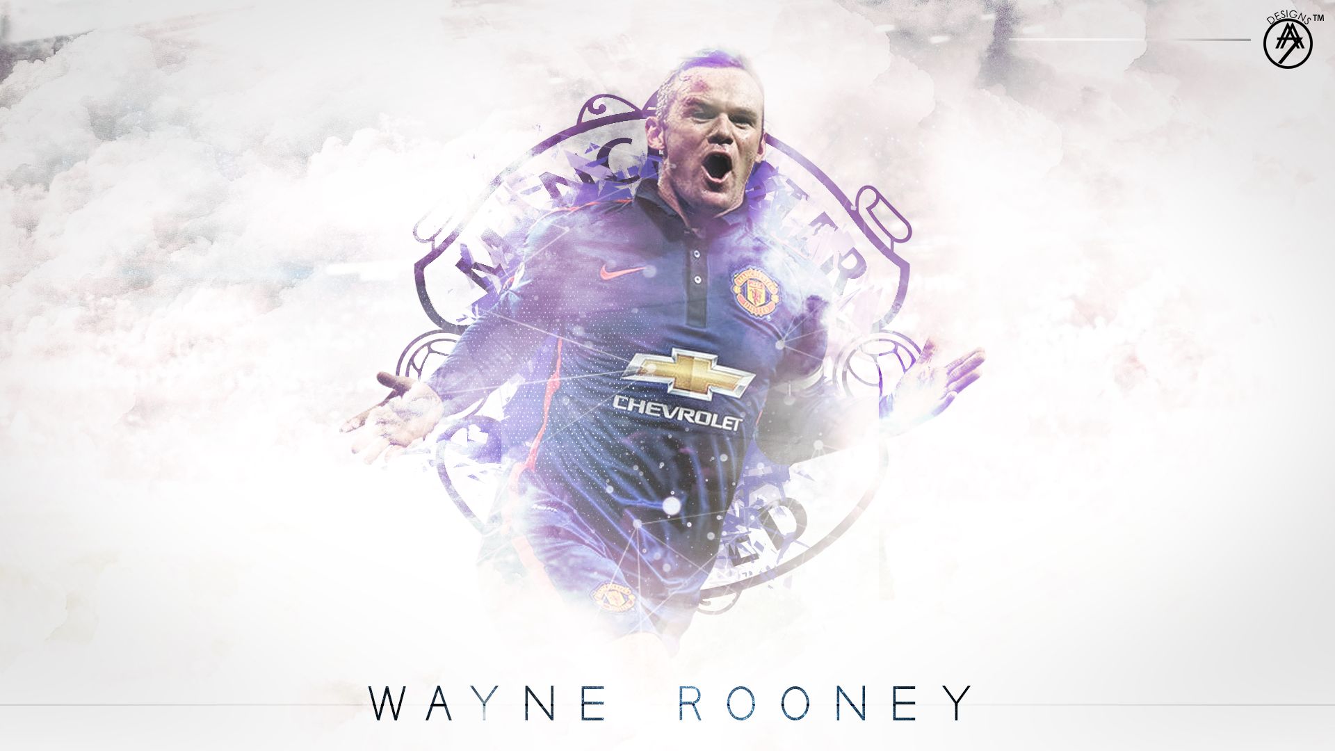 Baixar papel de parede para celular de Esportes, Wayne Rooney, Manchester United F C gratuito.