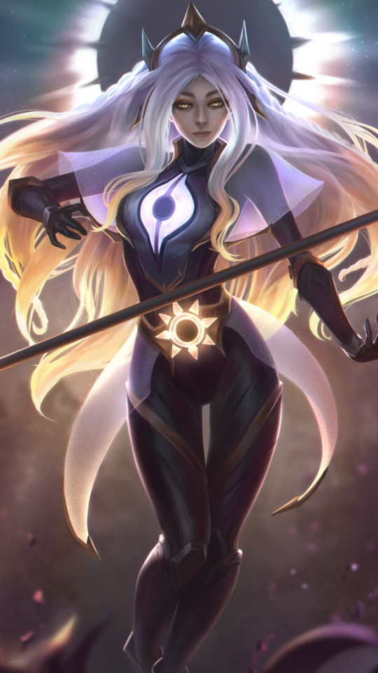 Download mobile wallpaper League Of Legends, Video Game, Long Hair, White Hair, Lux (League Of Legends) for free.