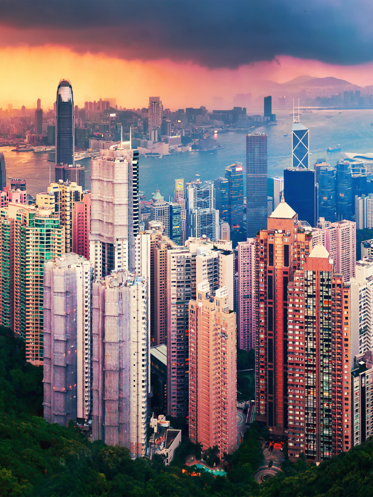 Téléchargez des papiers peints mobile Villes, Hong Kong, Construction Humaine gratuitement.
