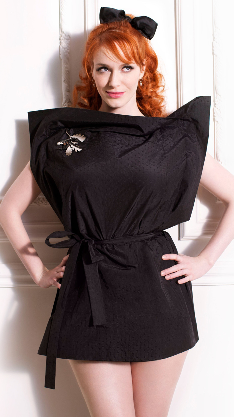 Download mobile wallpaper Redhead, American, Celebrity, Actress, Christina Hendricks for free.