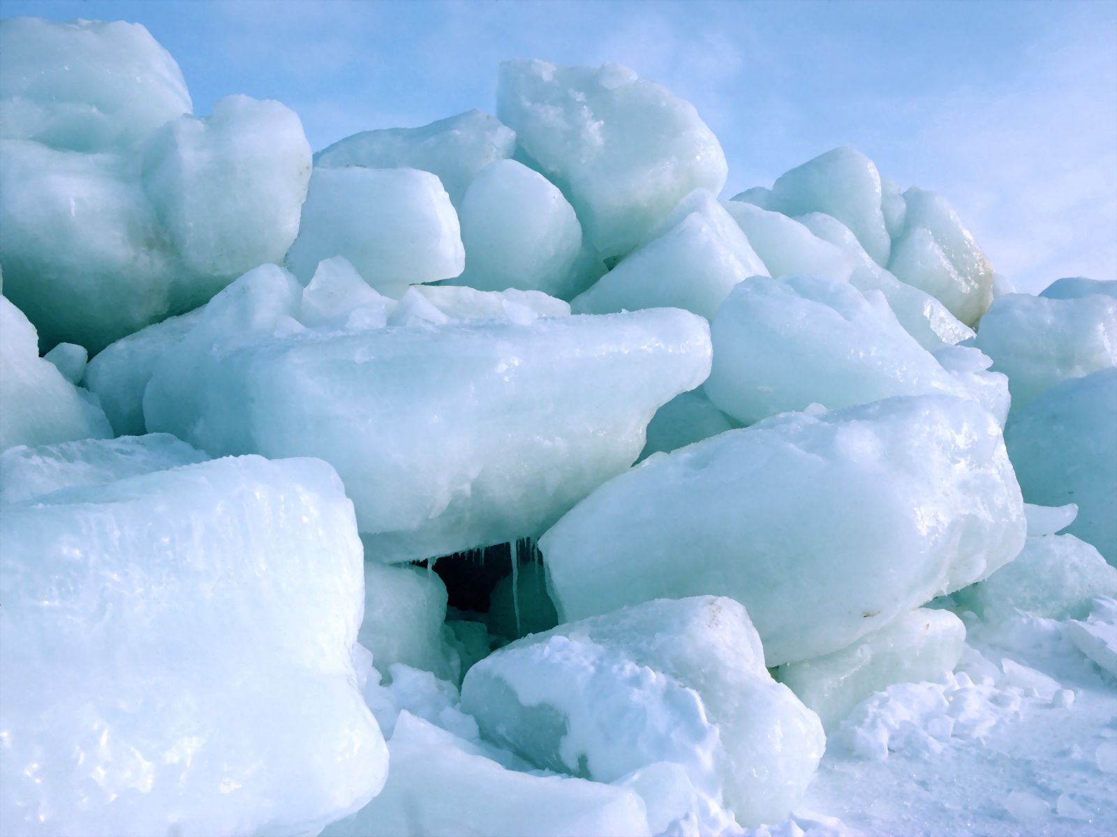 Download mobile wallpaper Cold, North Pole, Lumps, Blocks, Ice, Nature for free.