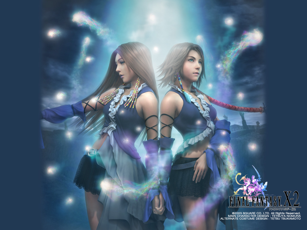 Laden Sie Final Fantasy X 2 HD-Desktop-Hintergründe herunter