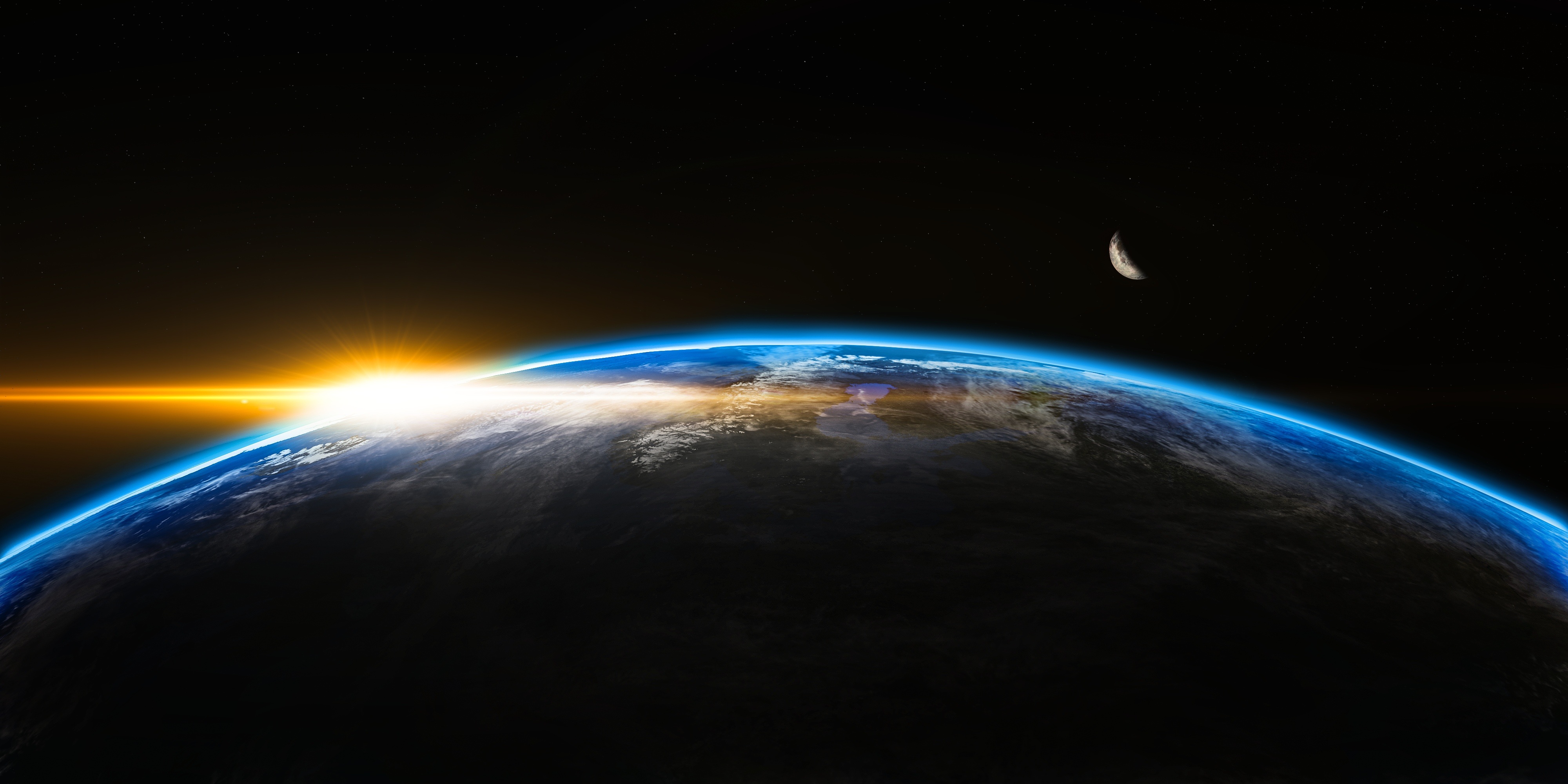 Free download wallpaper Planet, Sci Fi, Planet Rise on your PC desktop