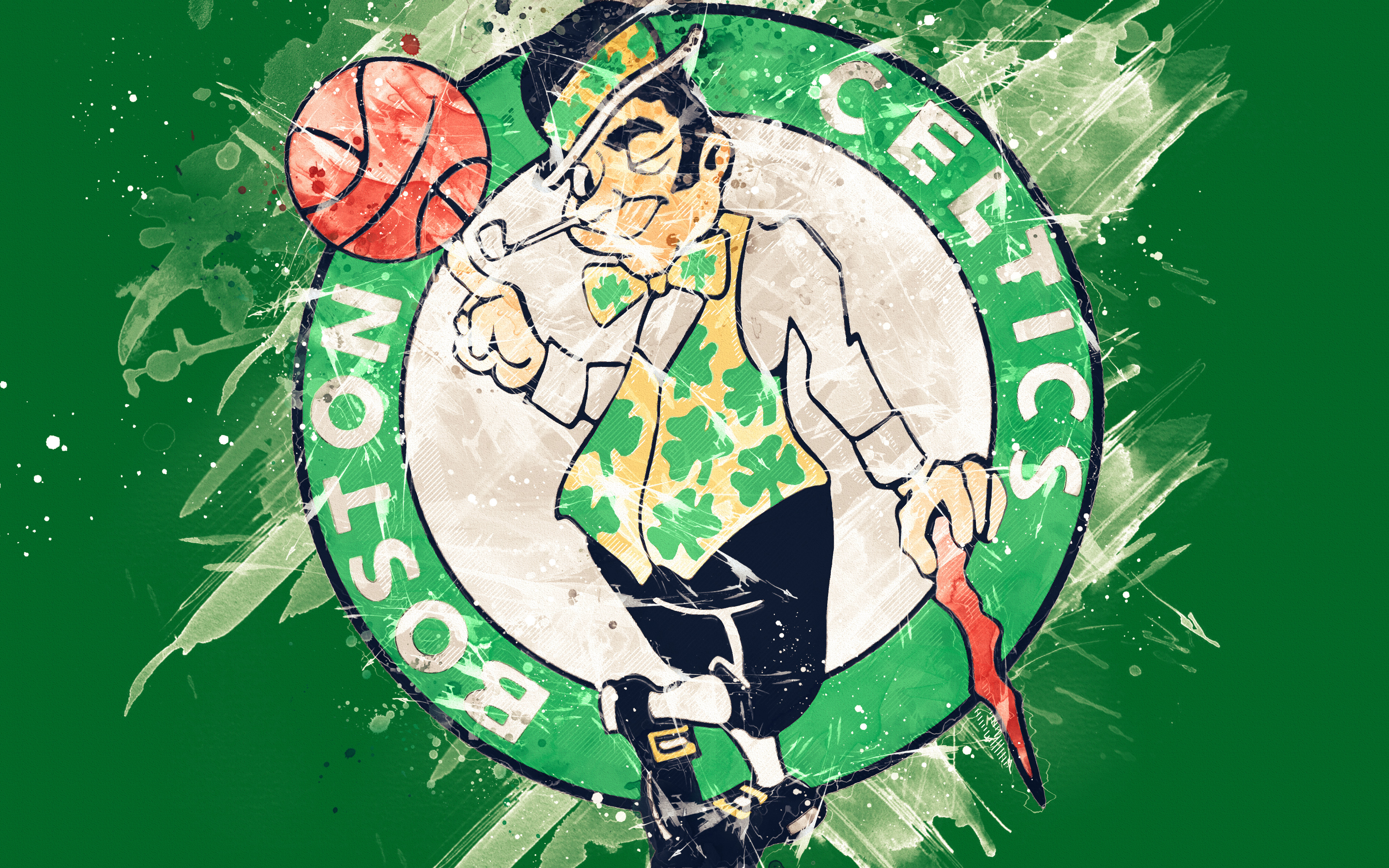 sports, boston celtics, basketball, logo, nba Full HD