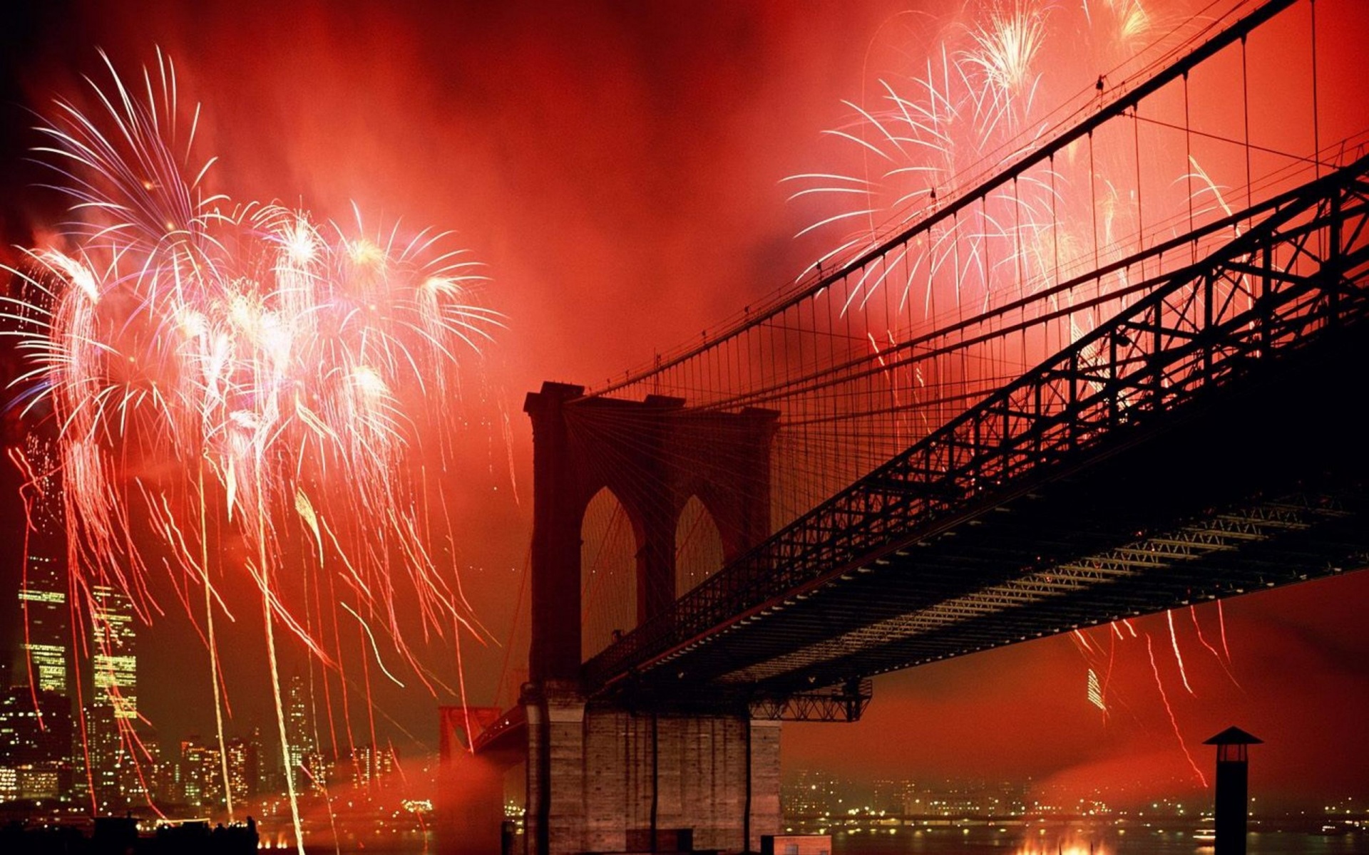 184402 télécharger l'image new york, construction humaine, pont de brooklyn, des ponts - fonds d'écran et économiseurs d'écran gratuits