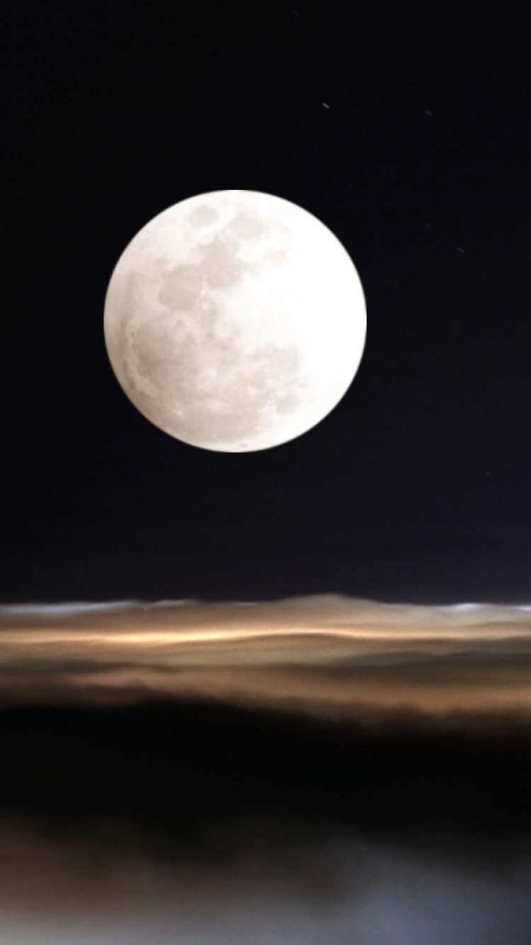 Download mobile wallpaper Moon, Earth for free.