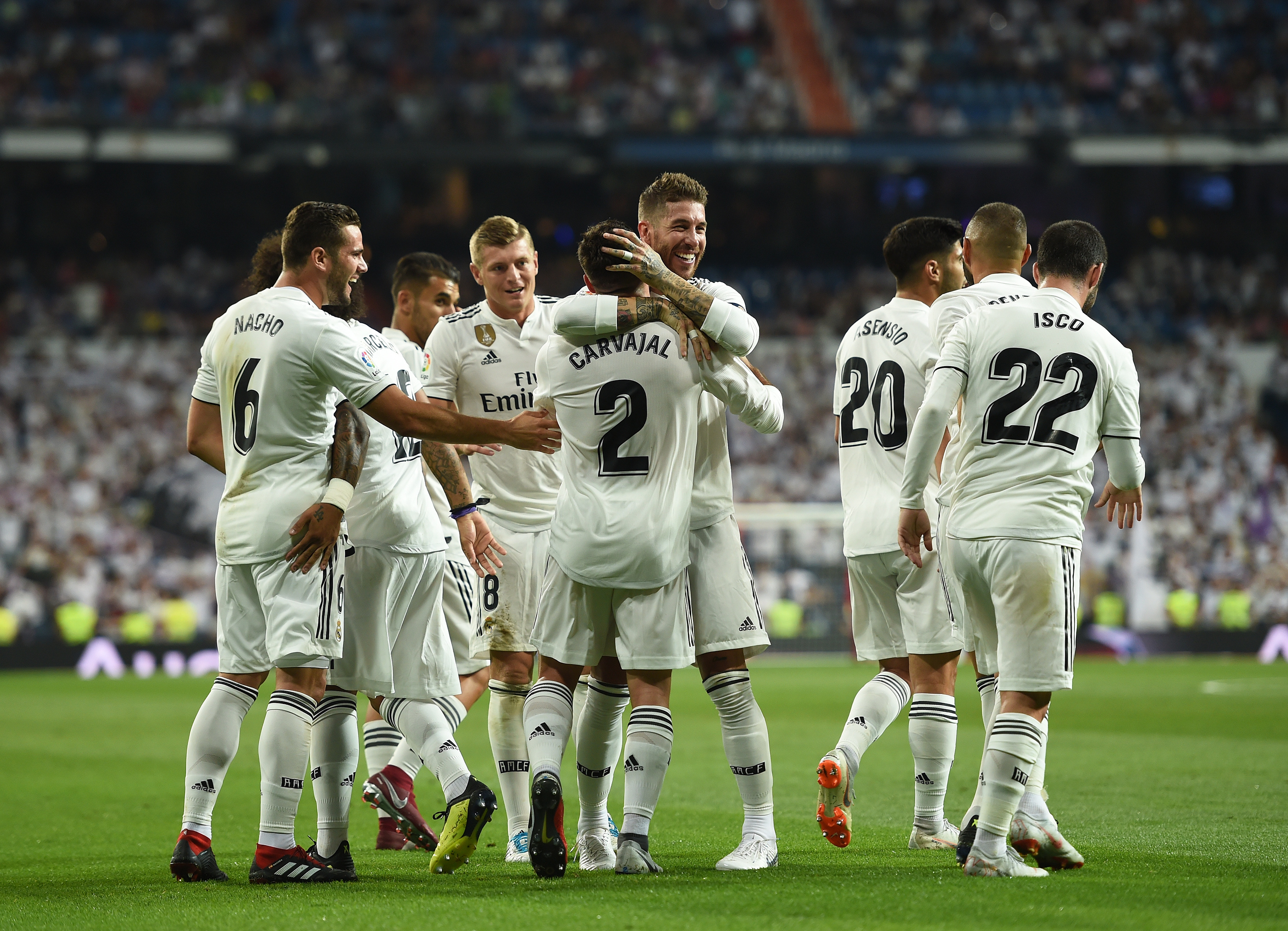 Handy-Wallpaper Sport, Fußball, Real Madrid Cf kostenlos herunterladen.