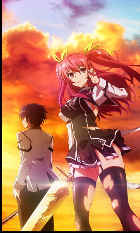 Download mobile wallpaper Anime, Chivalry Of A Failed Knight, Ikki Kurogane, Stella Vermillion for free.