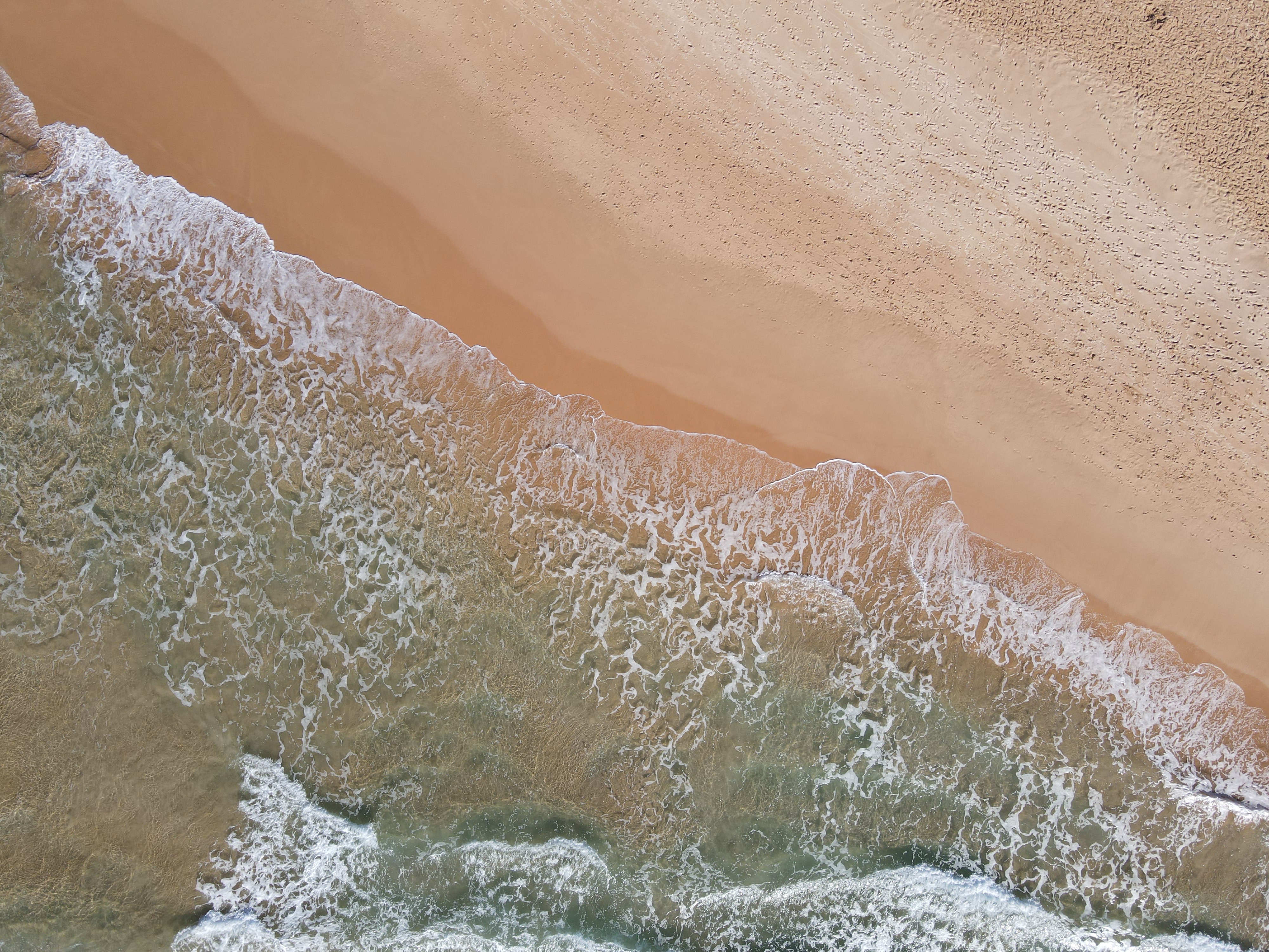Descarga gratis la imagen Naturaleza, Mar, Vista Desde Arriba, Costa, Playa en el escritorio de tu PC