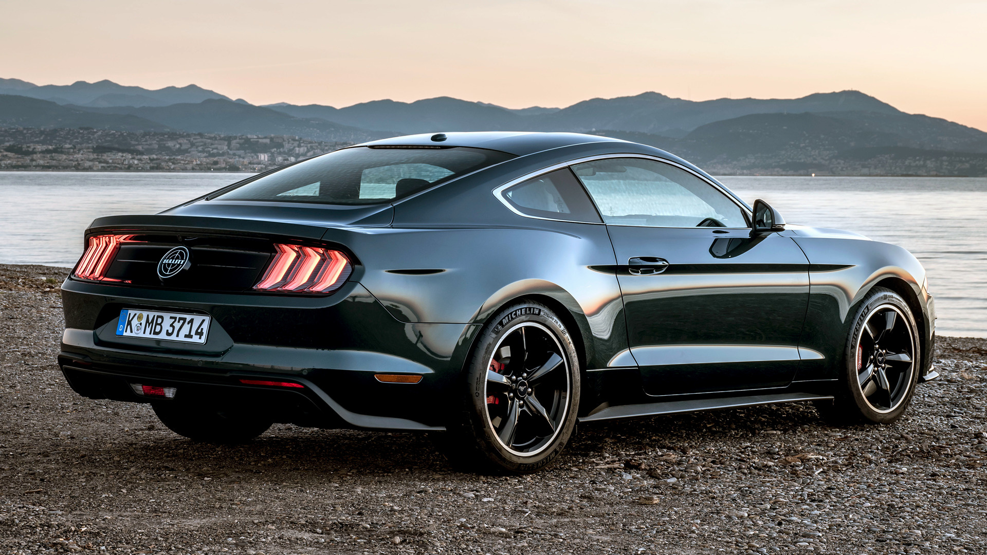 Free download wallpaper Ford, Car, Muscle Car, Vehicles, Green Car, Coupé, Ford Mustang Bullitt on your PC desktop