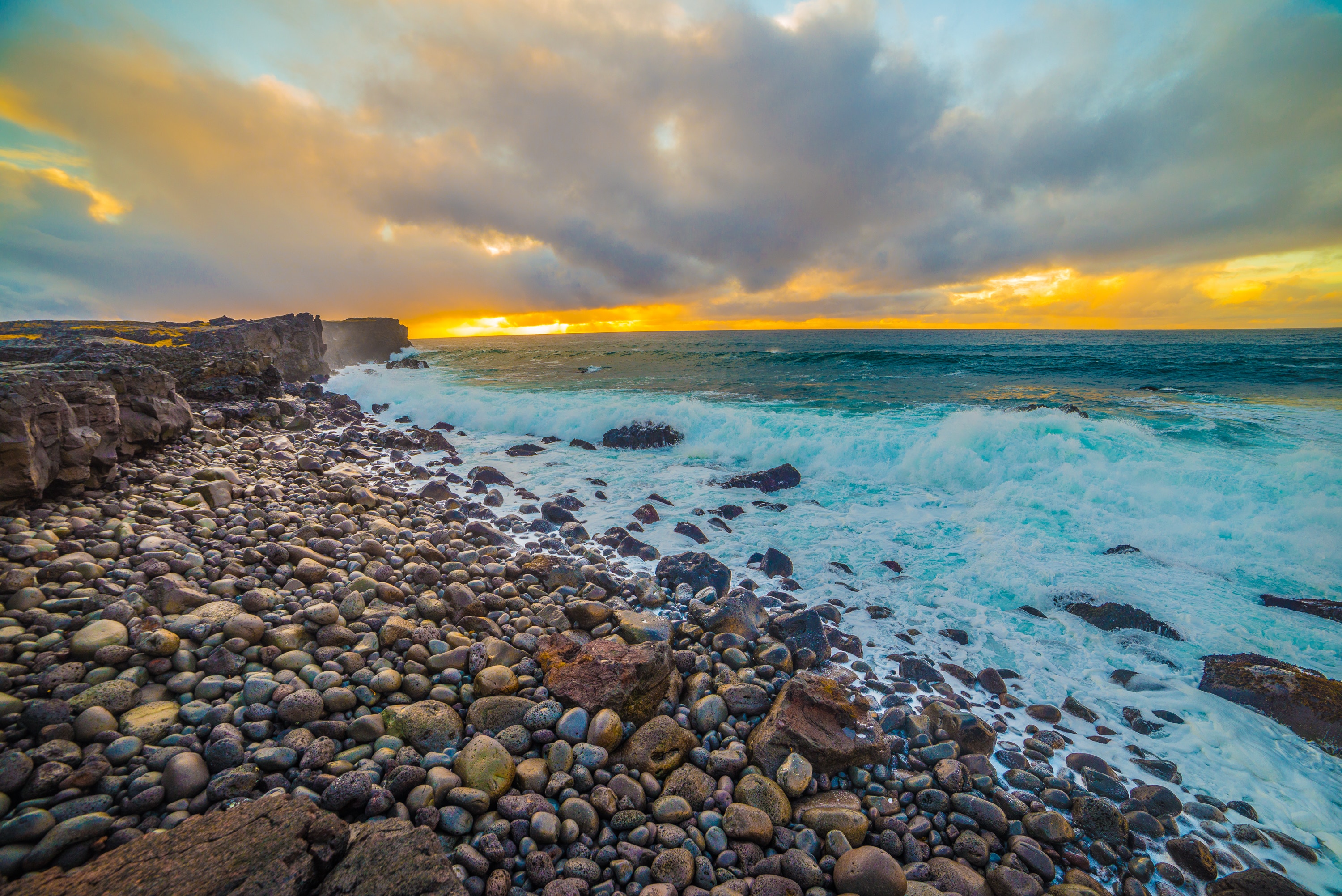 Free HD stones, nature, sea, shore, bank, foam
