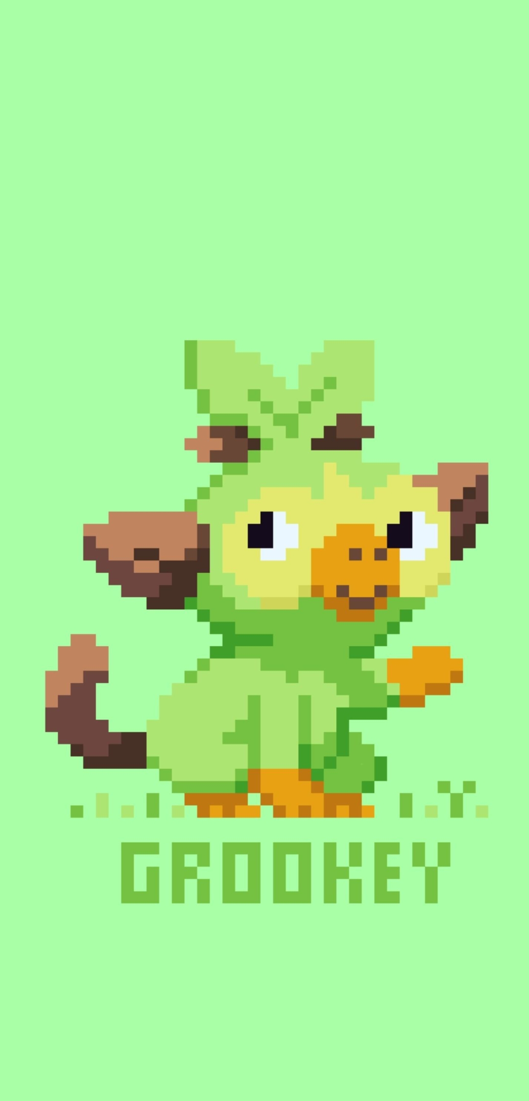 Download mobile wallpaper Pokémon, Video Game, Pokémon: Sword And Shield, Grookey (Pokémon) for free.