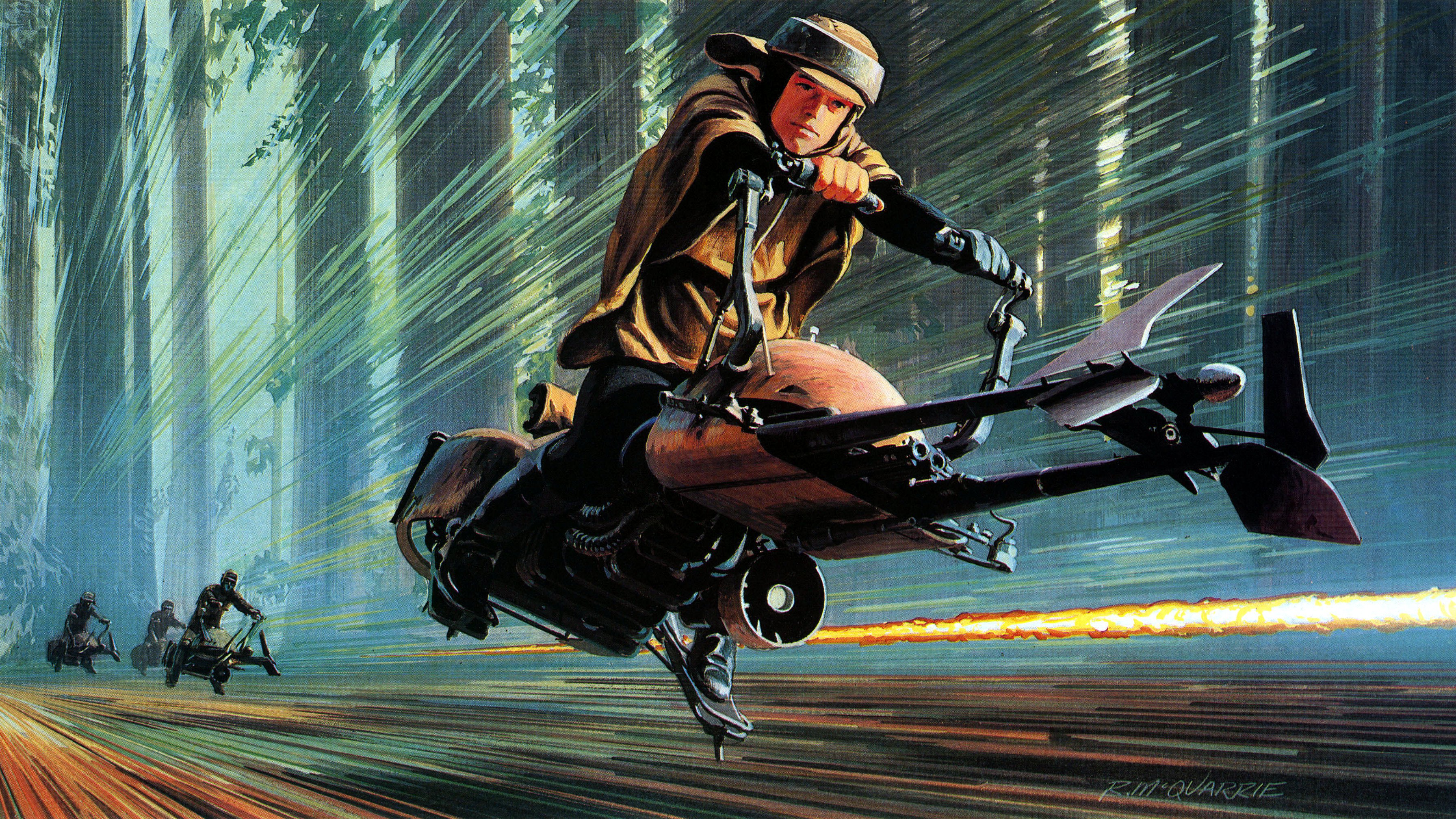 Download mobile wallpaper Star Wars, Movie, Star Wars Episode Vi: Return Of The Jedi, Speeder Bike for free.