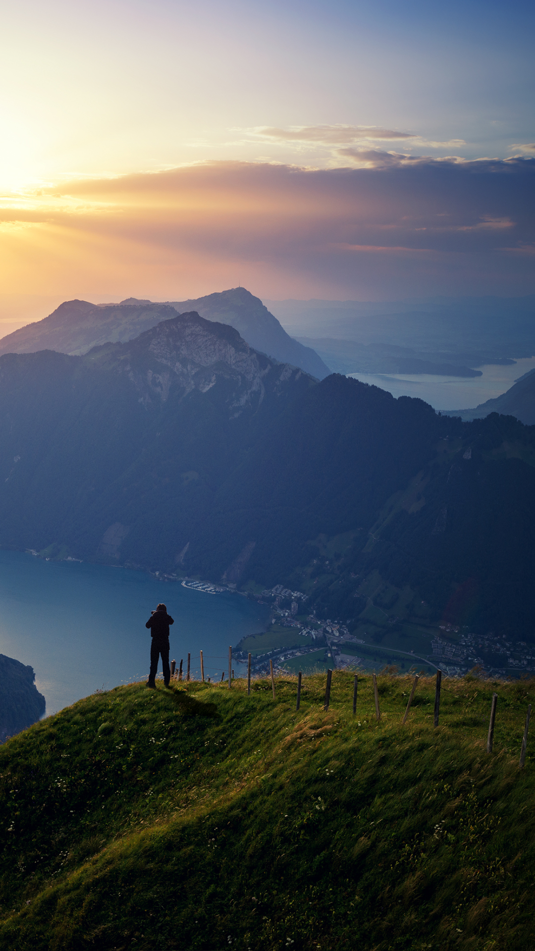 Descarga gratuita de fondo de pantalla para móvil de Amanecer, Montaña, Fotografía.