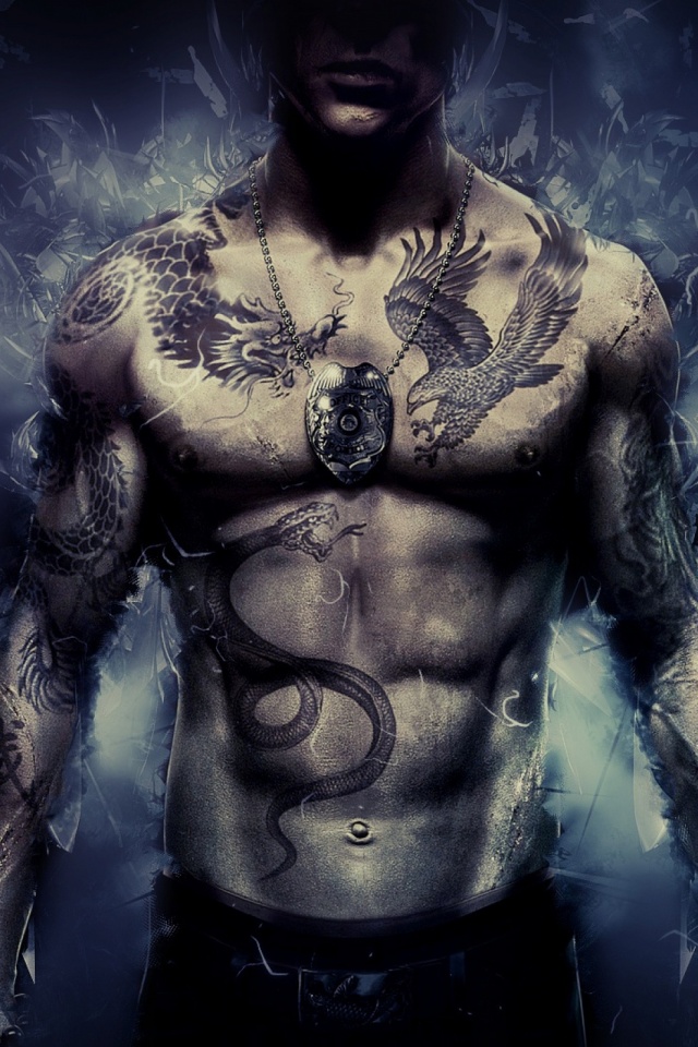 video game, sleeping dogs, tattoo Aesthetic wallpaper