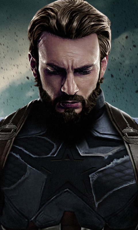 Handy-Wallpaper Filme, Kapitän Amerika, Die Rächer, Steve Rogers, Avengers: Infinity War kostenlos herunterladen.