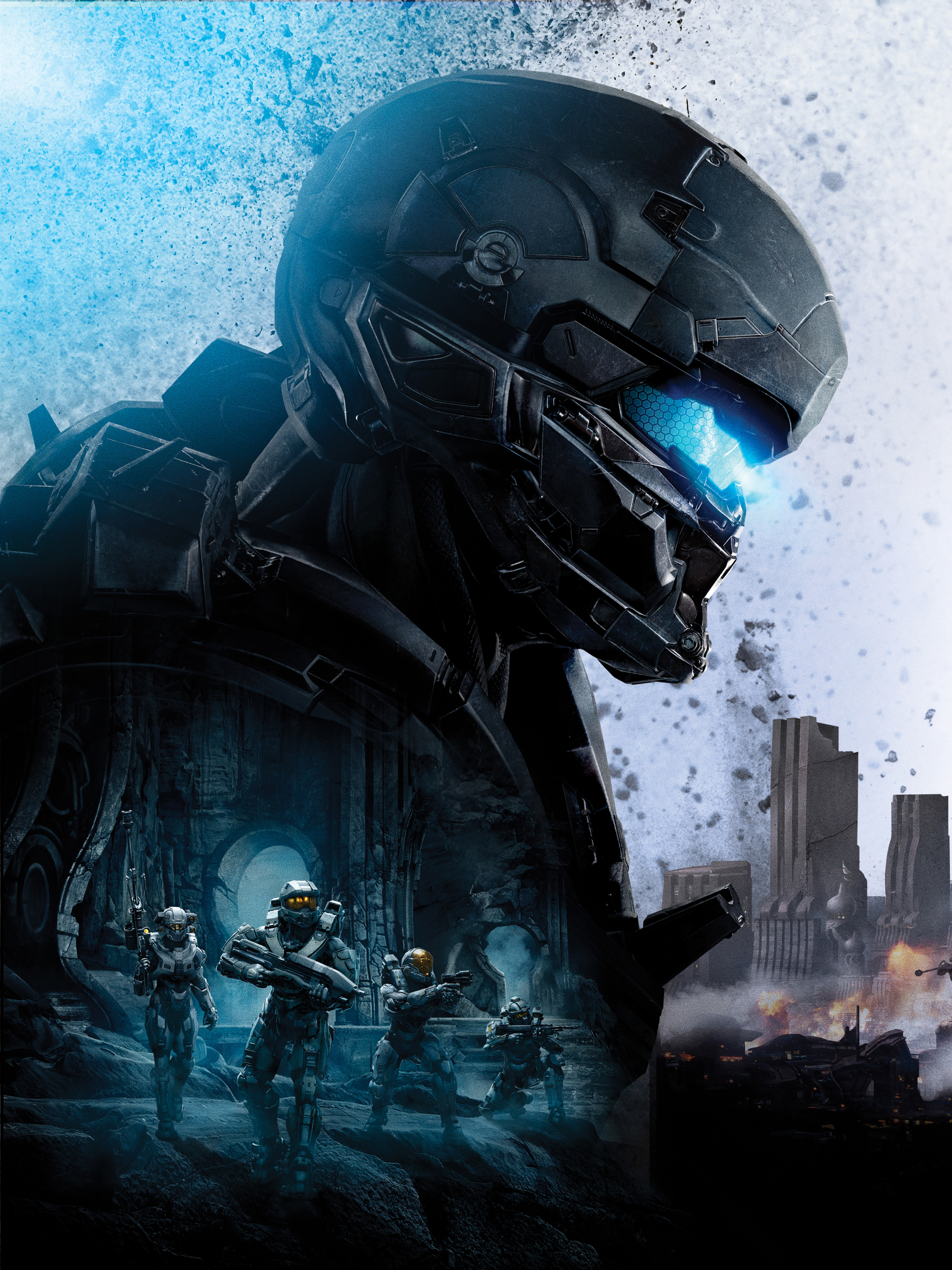 Laden Sie das Heiligenschein, Computerspiele, Halo 5: Guardians-Bild kostenlos auf Ihren PC-Desktop herunter