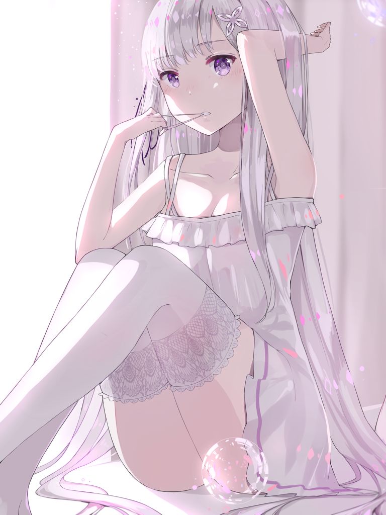 Descarga gratuita de fondo de pantalla para móvil de Animado, Emilia (Re:zero), Re:zero Comenzando La Vida En Otro Mundo.