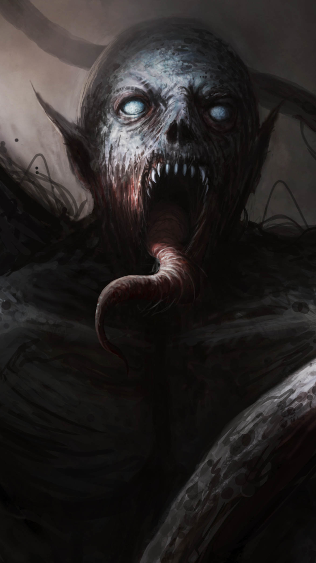 Download mobile wallpaper Dark, Creepy, Demon, Spooky, Horror, Scary for free.