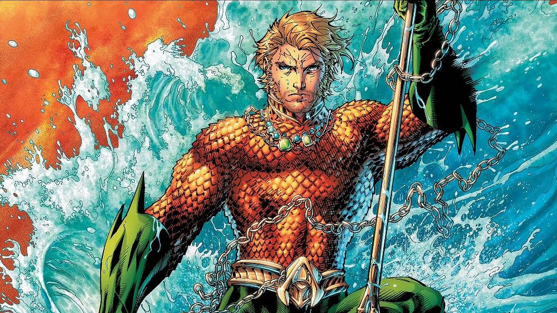 Handy-Wallpaper Aquaman, Comics kostenlos herunterladen.