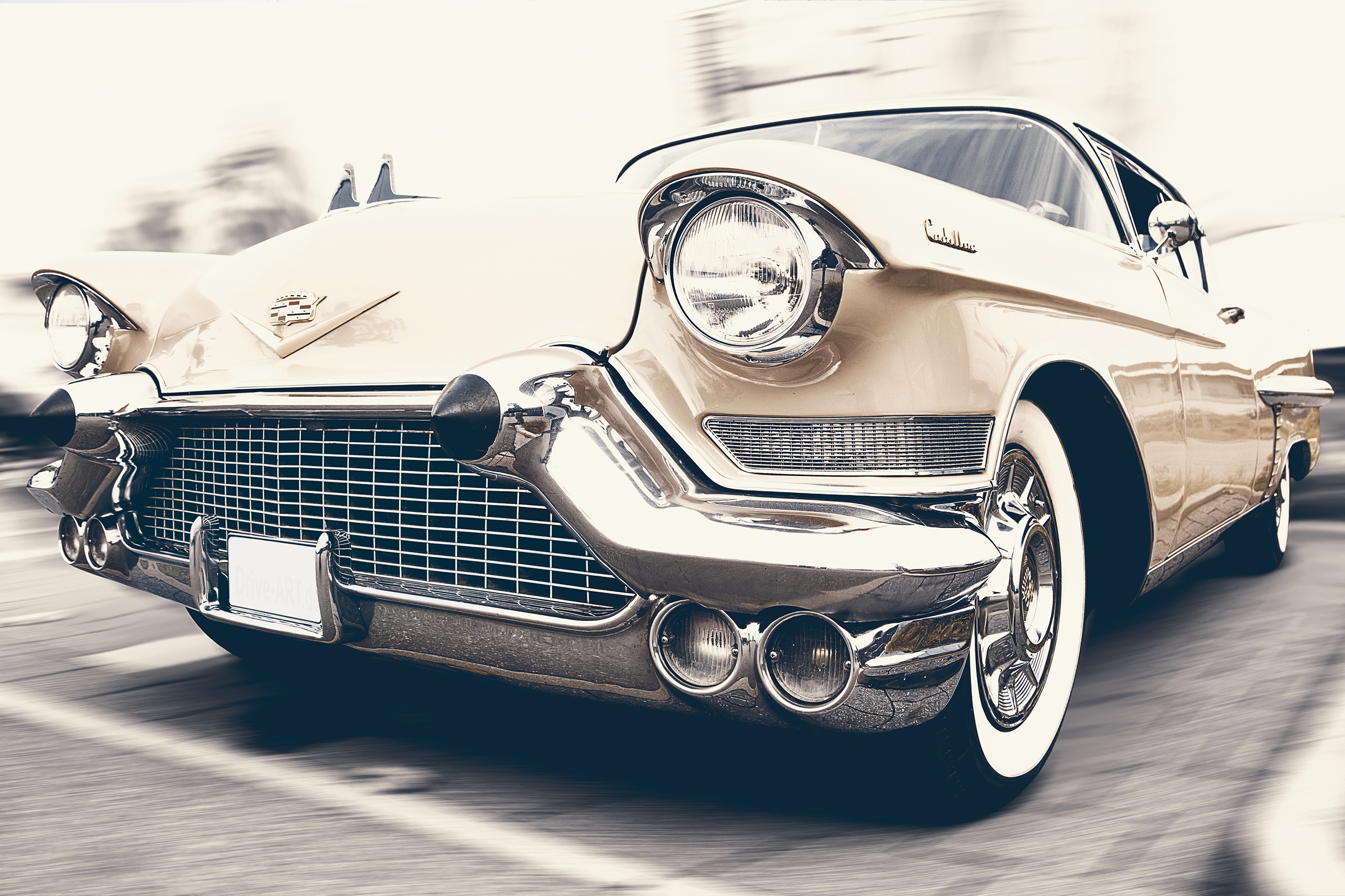 cadillac, oldtimer, cars, front view