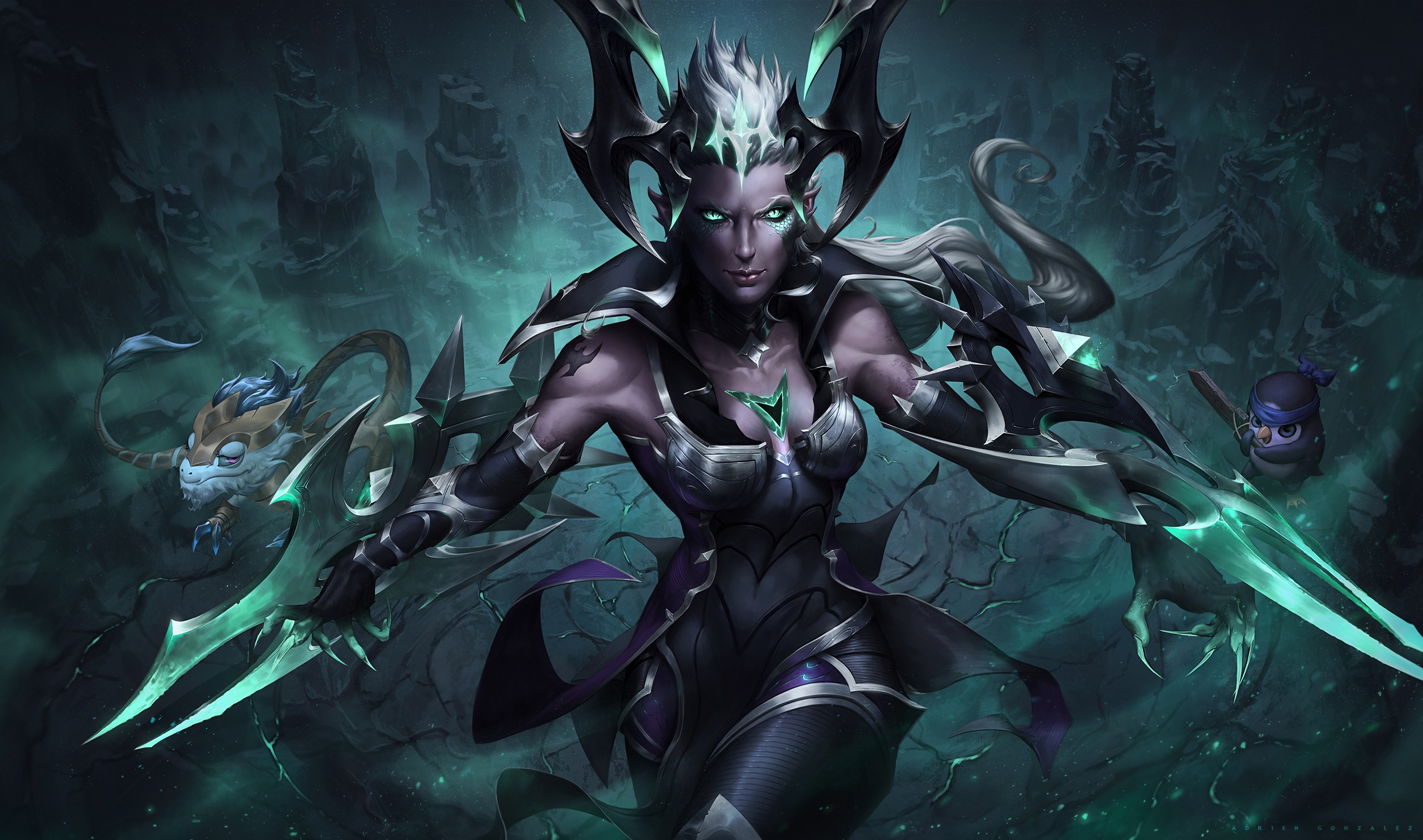 Download mobile wallpaper League Of Legends, Video Game, Shyvana (League Of Legends) for free.