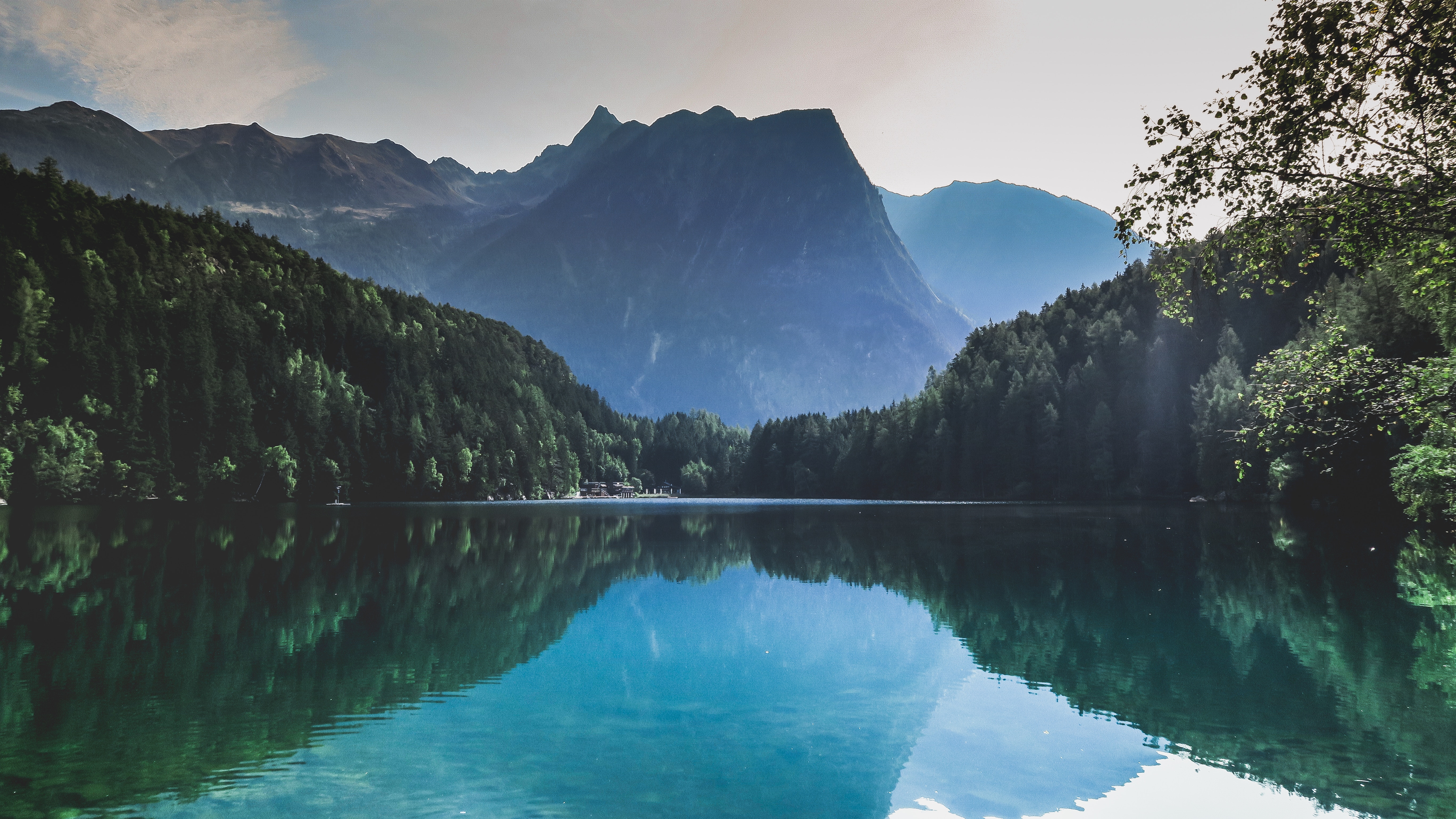 Téléchargez des papiers peints mobile Réflexion, Nature, Lac, Montagnes gratuitement.