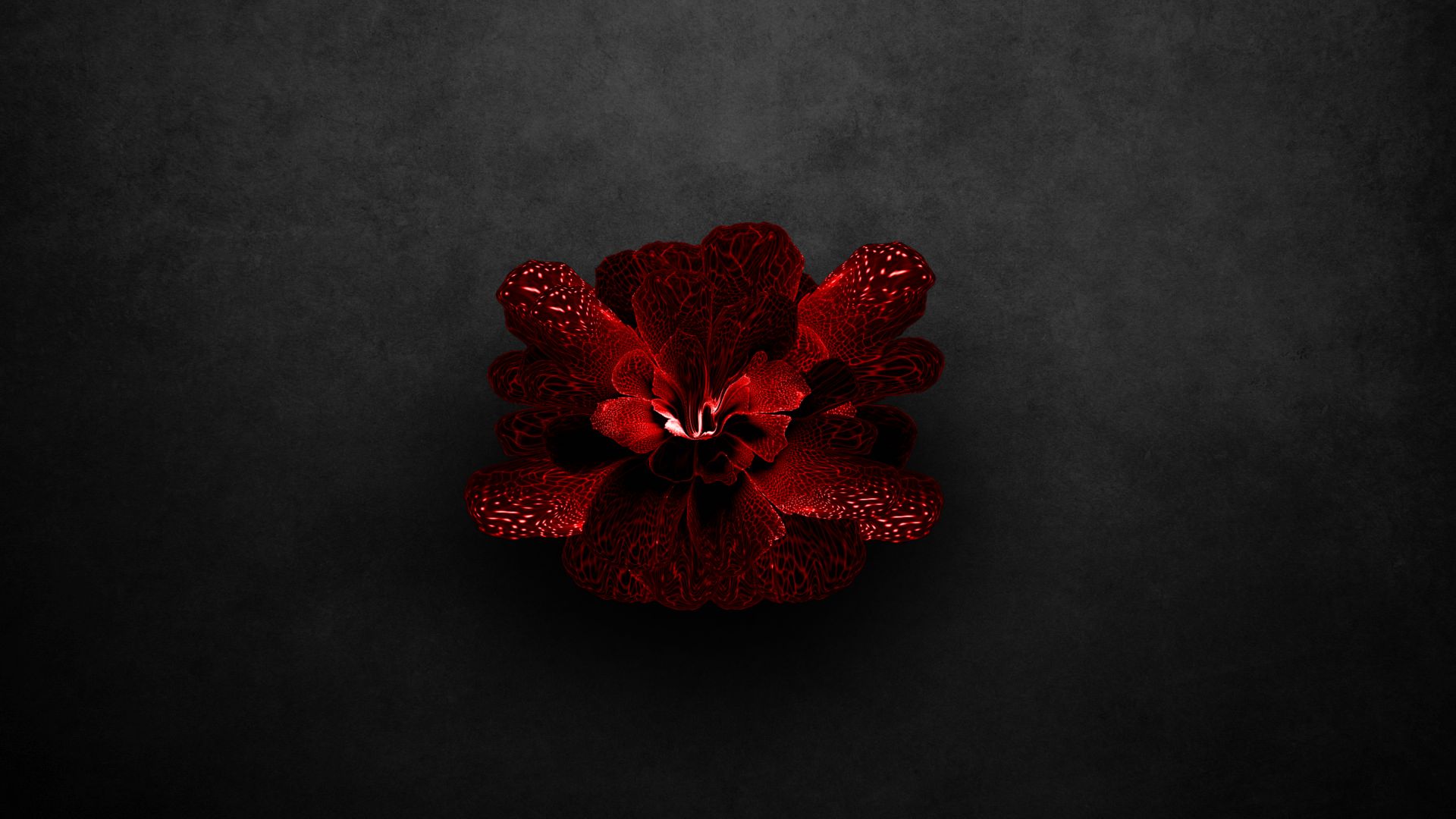 Download mobile wallpaper Flowers, Flower, Artistic, Red Flower for free.