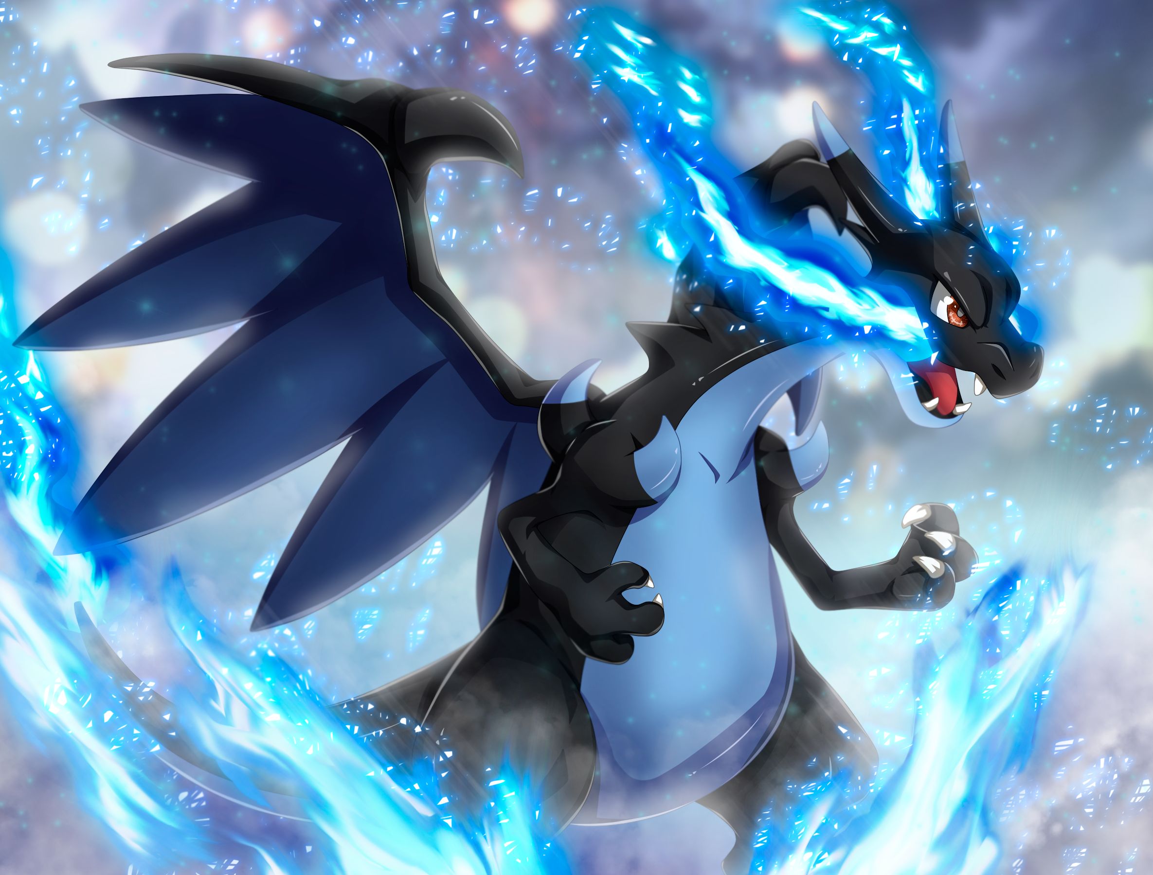 Download mobile wallpaper Anime, Pokémon, Mega Charizard X (Pokémon) for free.