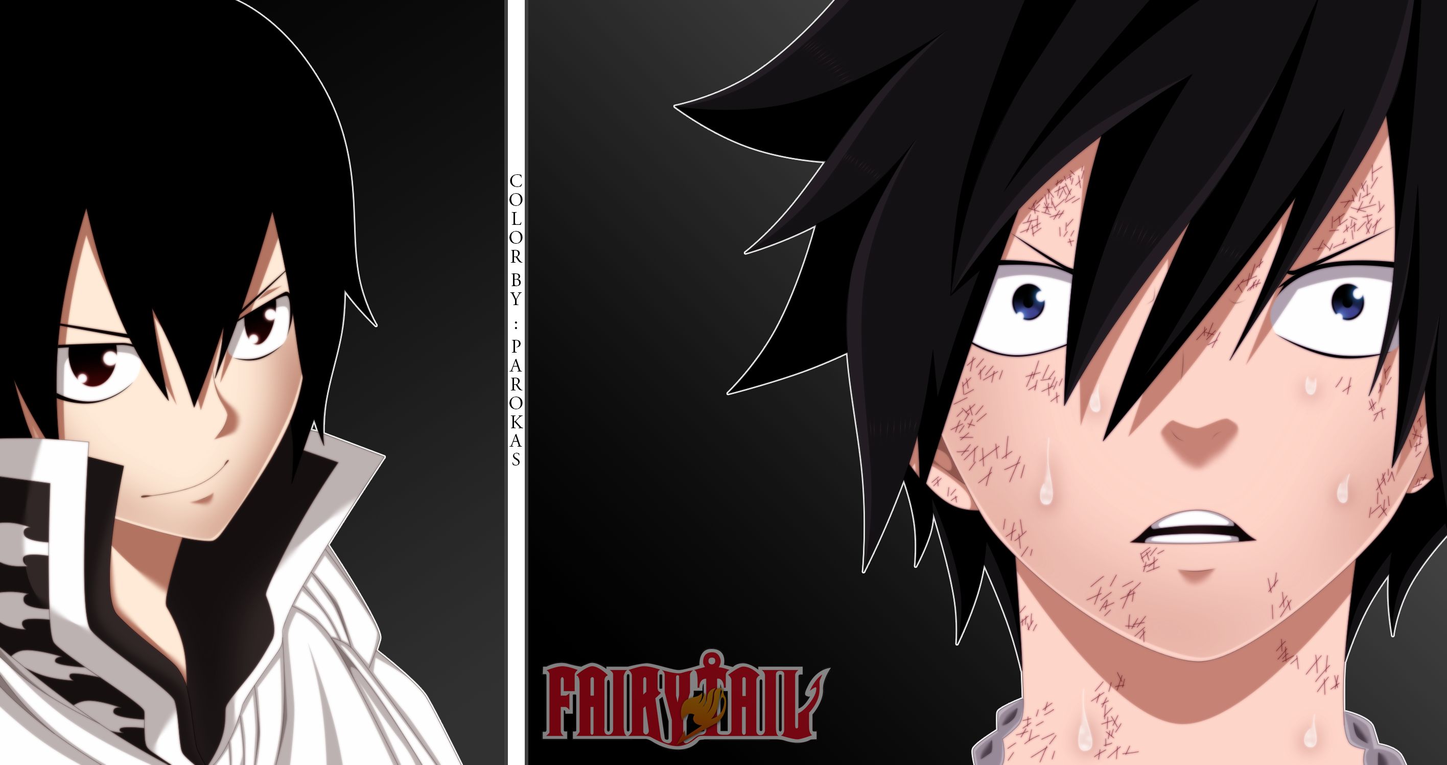 Free download wallpaper Anime, Fairy Tail, Gray Fullbuster, Zeref Dragneel on your PC desktop