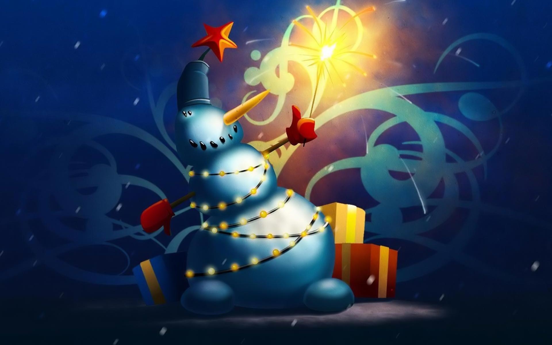 Laden Sie das Feiertage, Weihnachten, Schneemann-Bild kostenlos auf Ihren PC-Desktop herunter