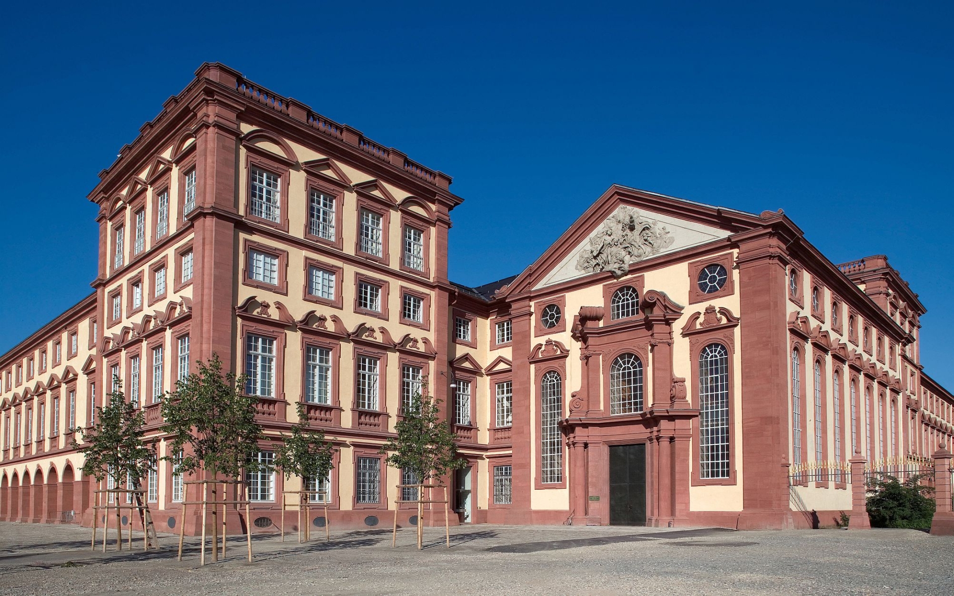 Téléchargez des papiers peints mobile Palais De Mannheim, Palais, Construction Humaine gratuitement.
