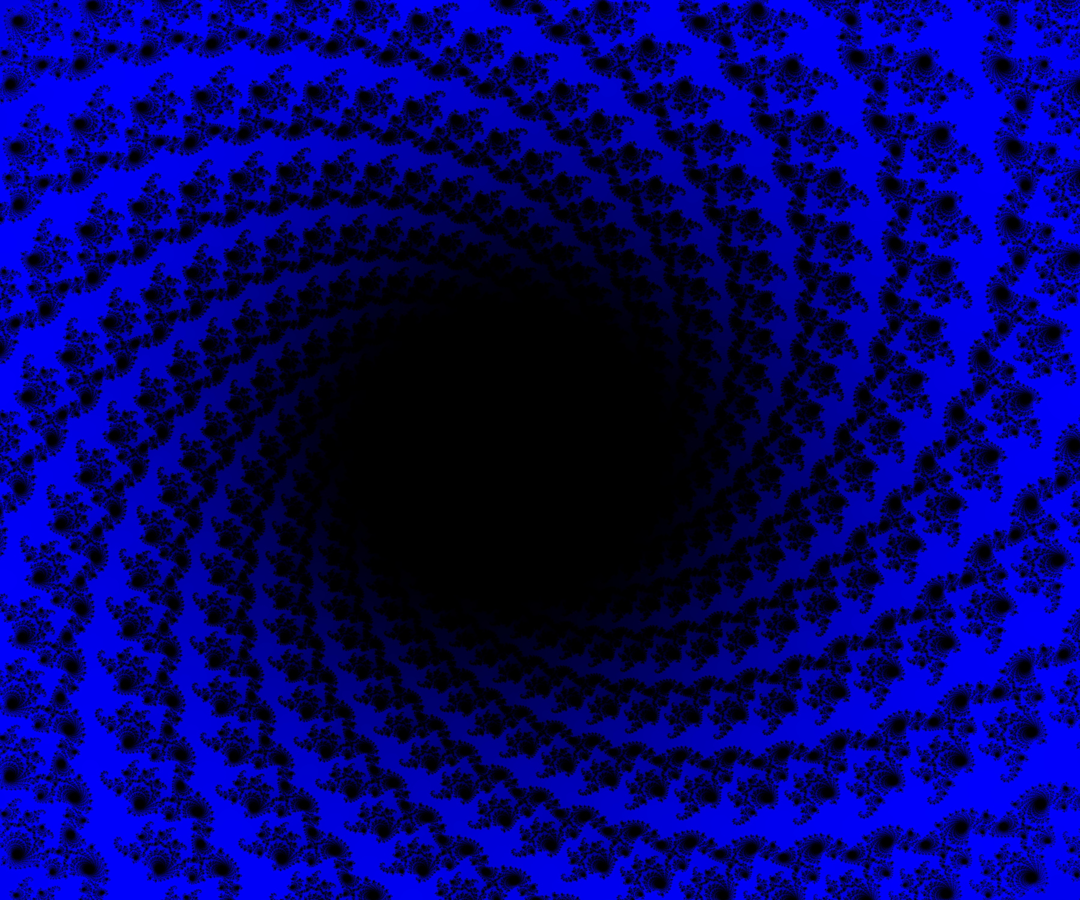 immersion, abstract, patterns, black, blue, rotation 1080p