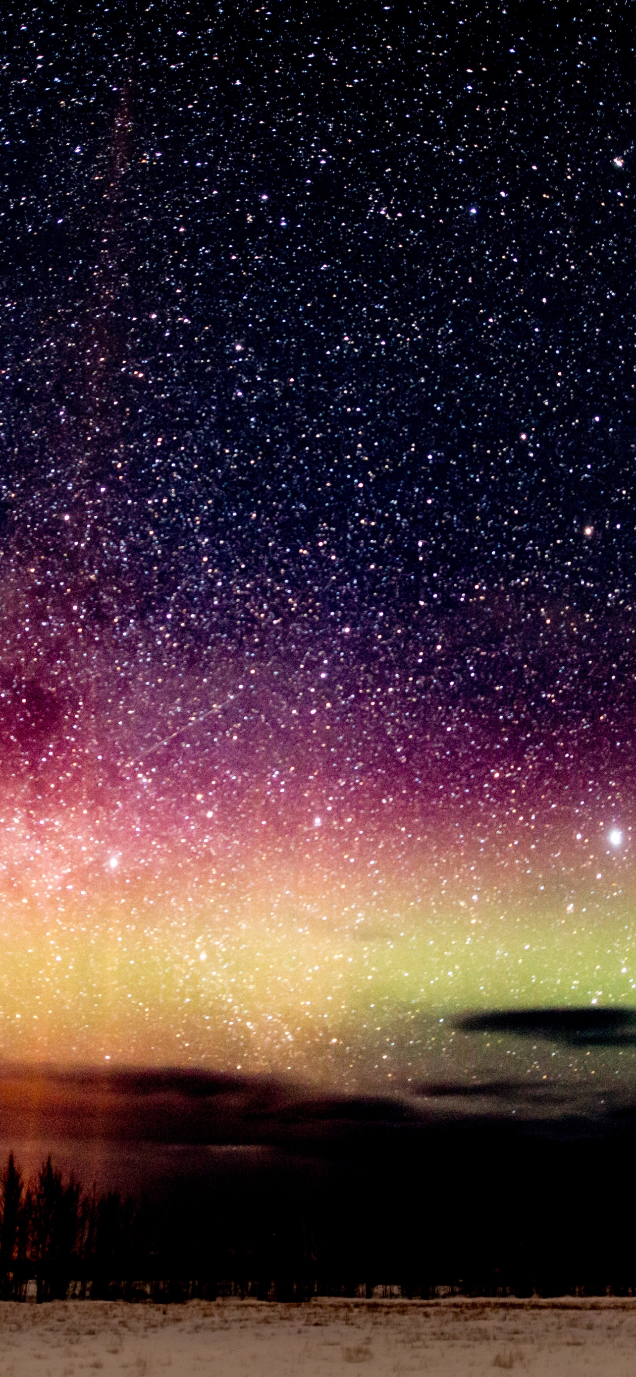 Descarga gratuita de fondo de pantalla para móvil de Naturaleza, Cielo, Estrellas, Noche, Cielo Estrellado, Aurora Boreal, Tierra/naturaleza.