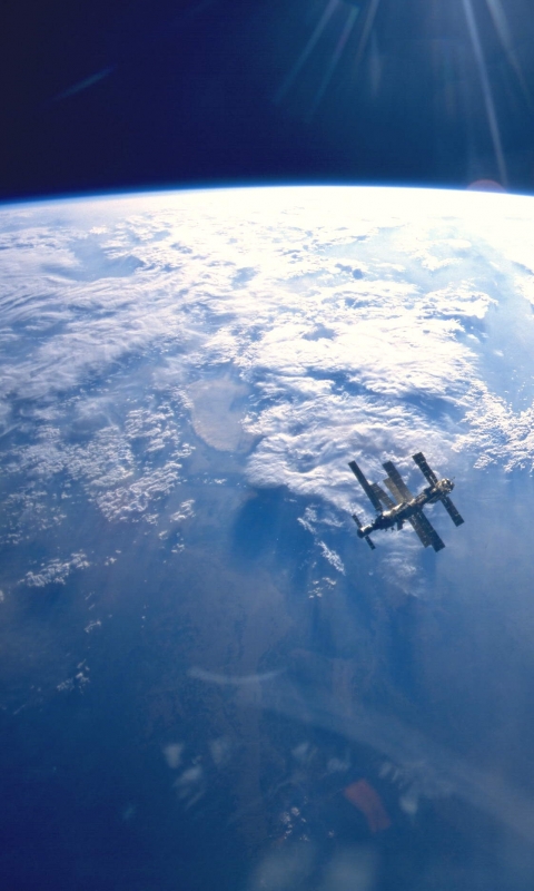 Скачати мобільні шпалери Космос, Земля, Створено Людиною, Наса безкоштовно.