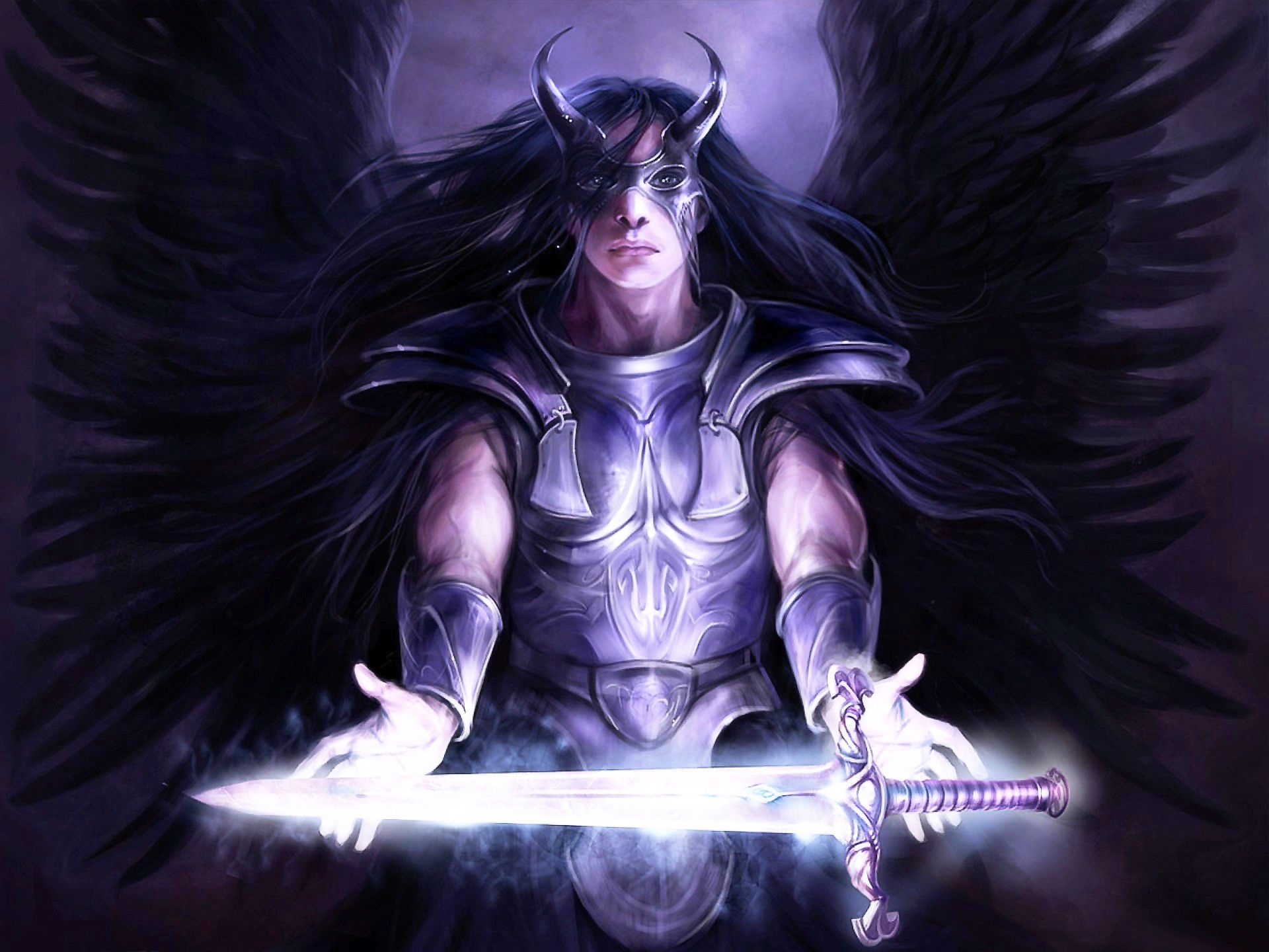 Free download wallpaper Fantasy, Angel Warrior on your PC desktop