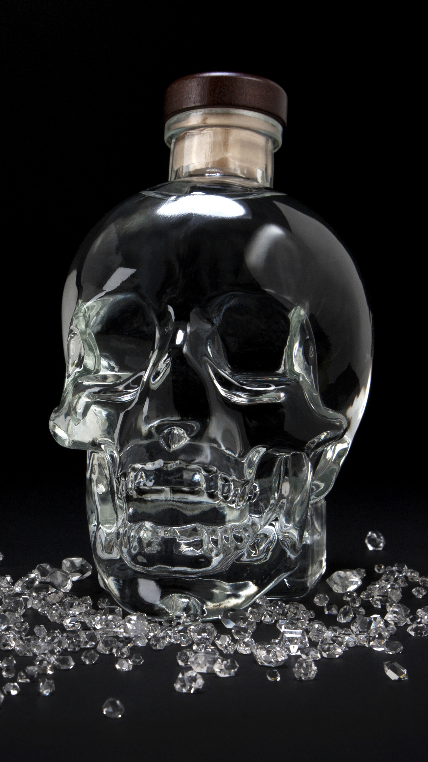 1237093 Hintergrundbild herunterladen produkte, crystal head wodka, schädel, skelett, alkohol, wodka - Bildschirmschoner und Bilder kostenlos