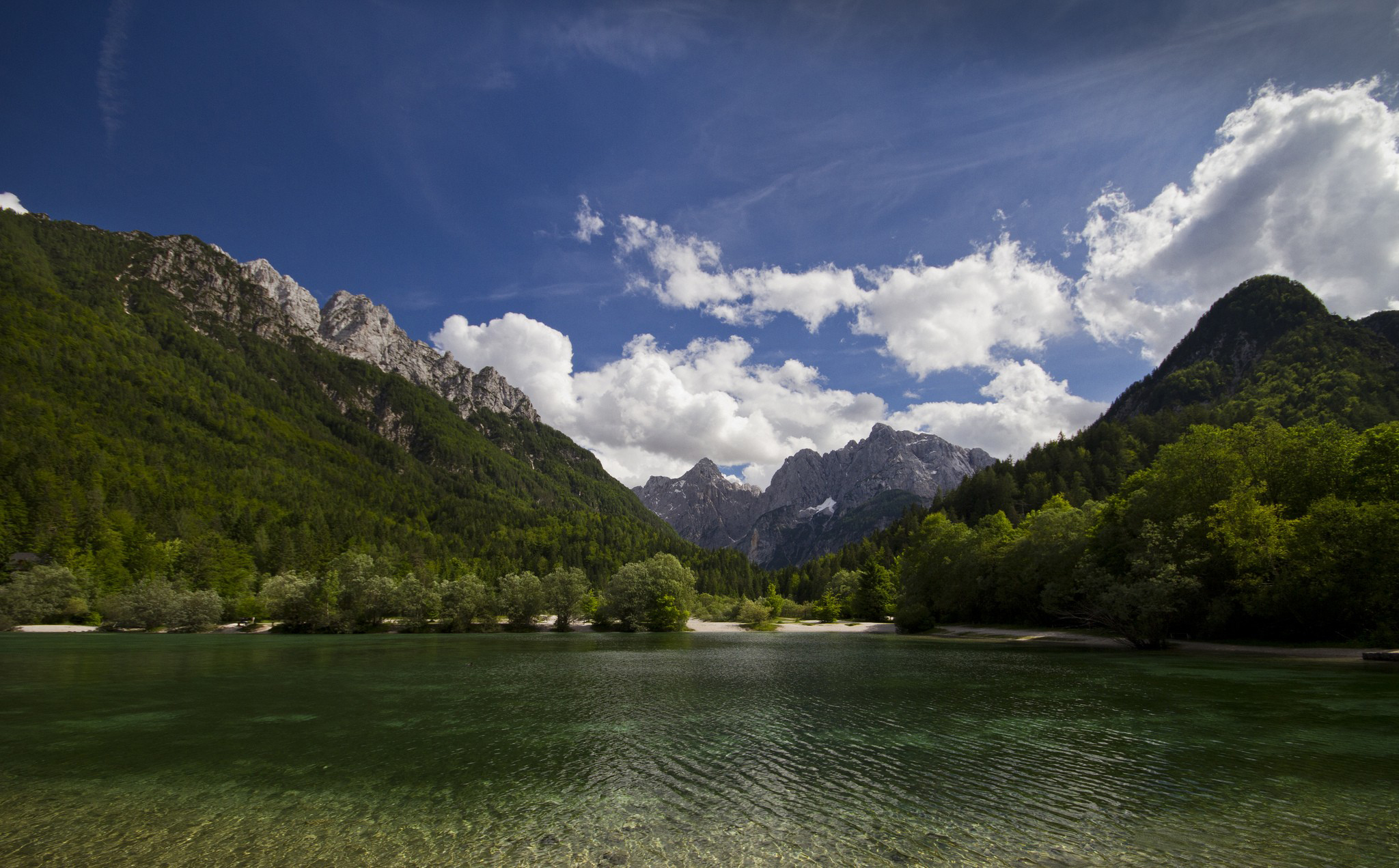 287778 baixar imagens terra/natureza, montanha, kranjska gora, lago jasna, lago, natureza, eslovênia, montanhas - papéis de parede e protetores de tela gratuitamente