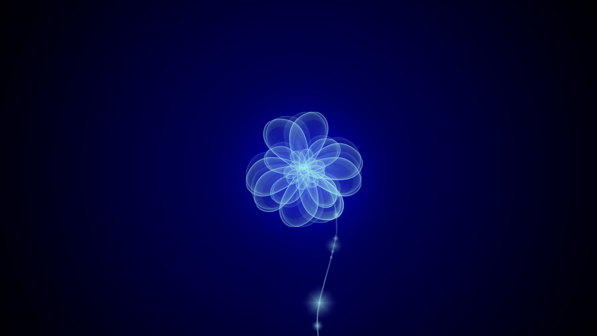 Скачати мобільні шпалери Синя Квітка, Флауерзи, Квітка, Художній безкоштовно.
